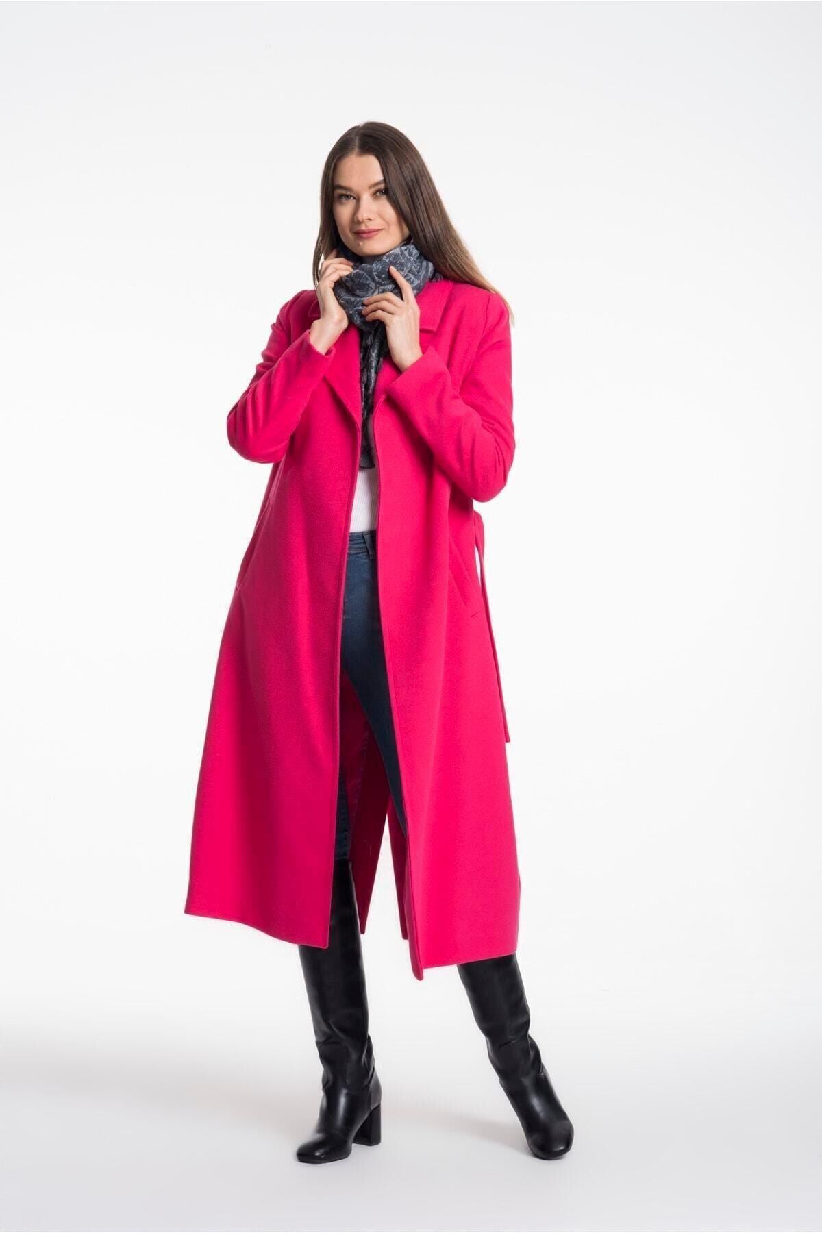 Wholesale Women's Bright Fuchsia Coat