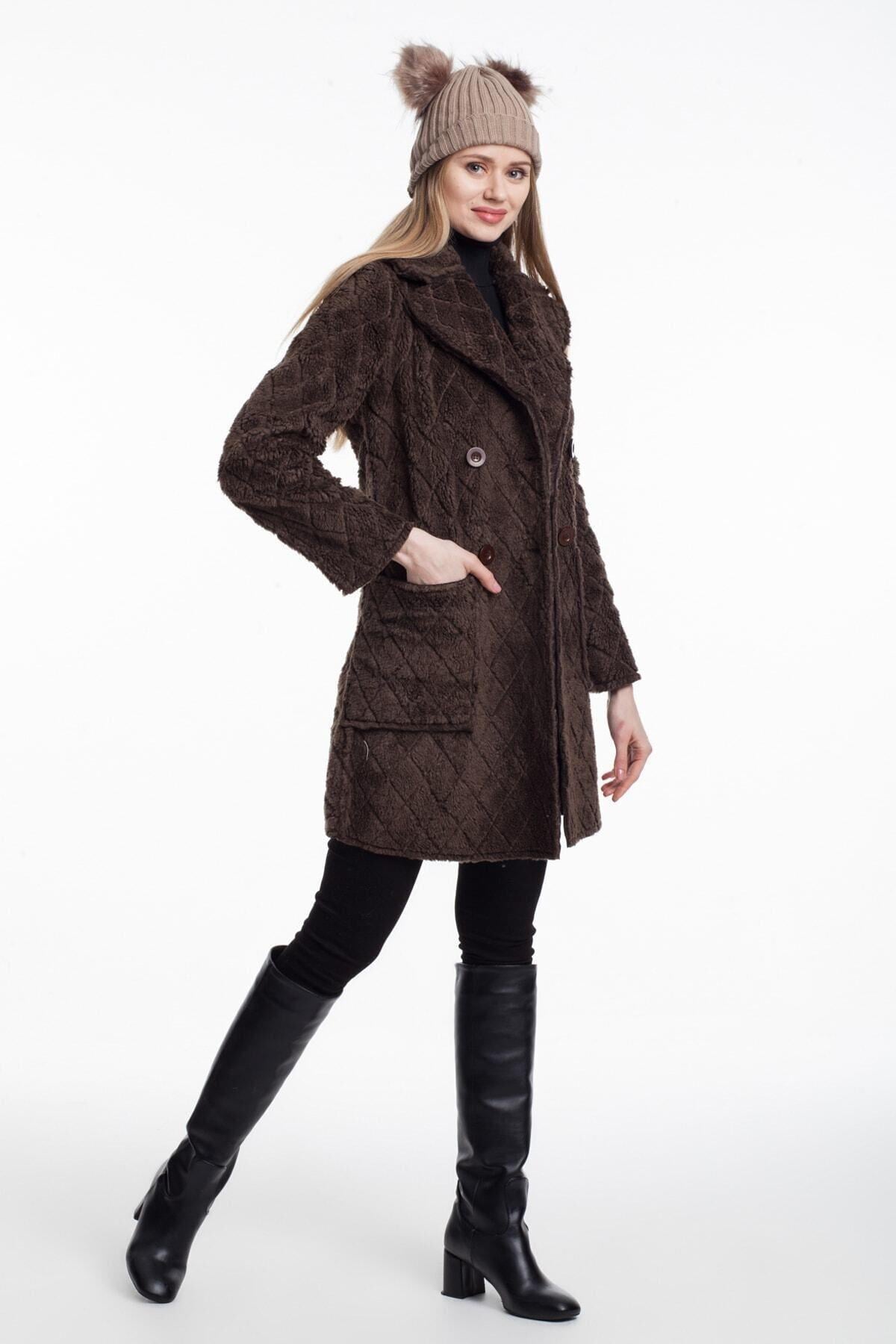 Wholesale Women's Brown Coat