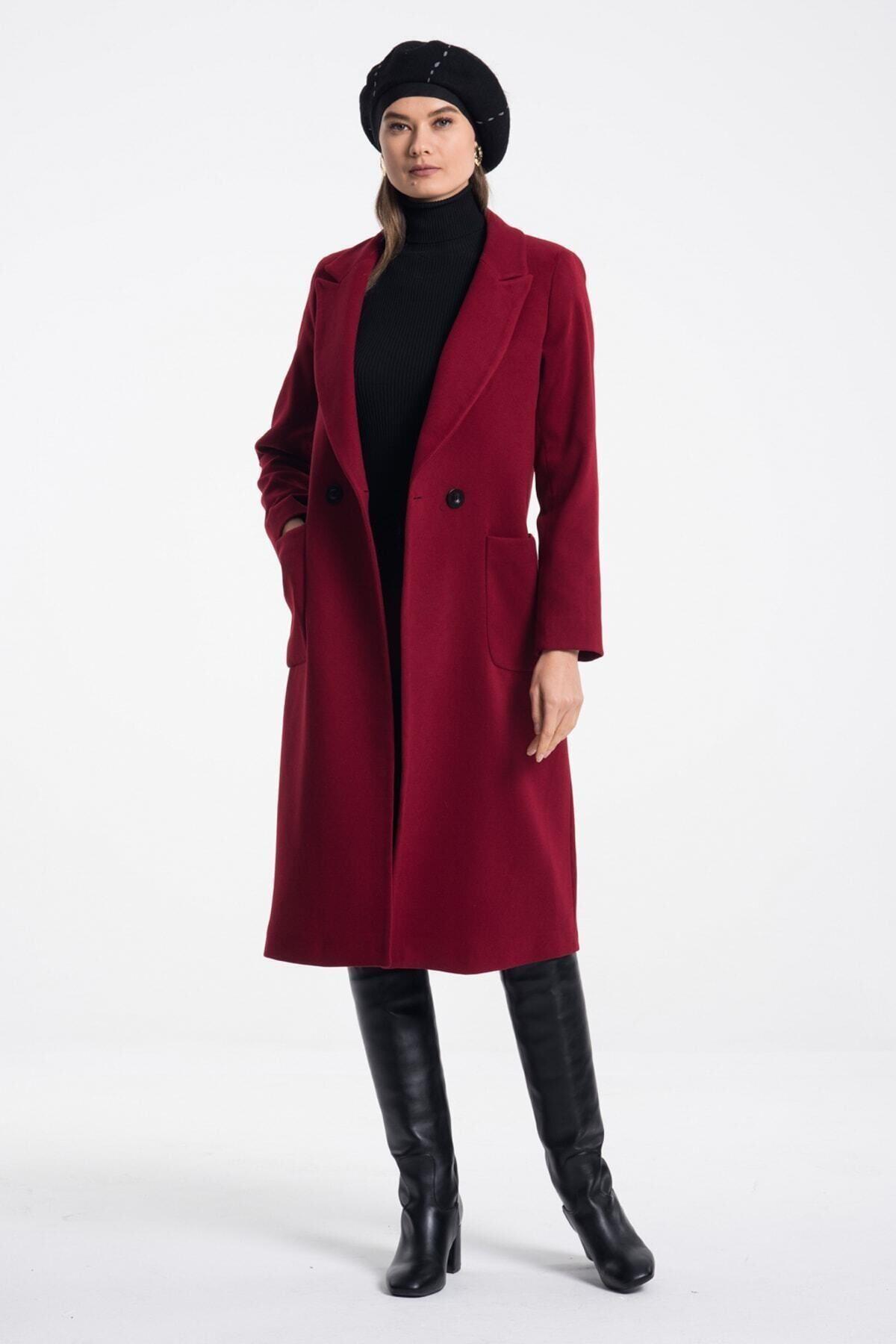 Wholesale Women's Burgundy Coat