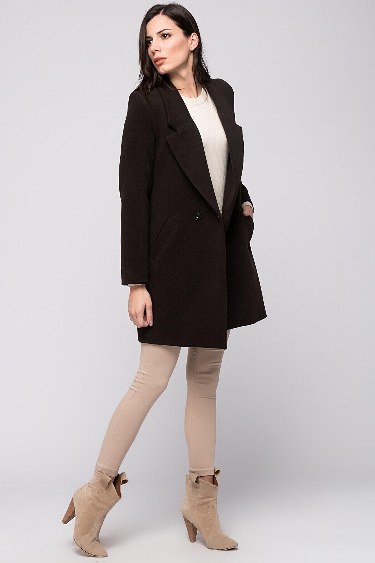Wholesale Women's Dark Brown Coat