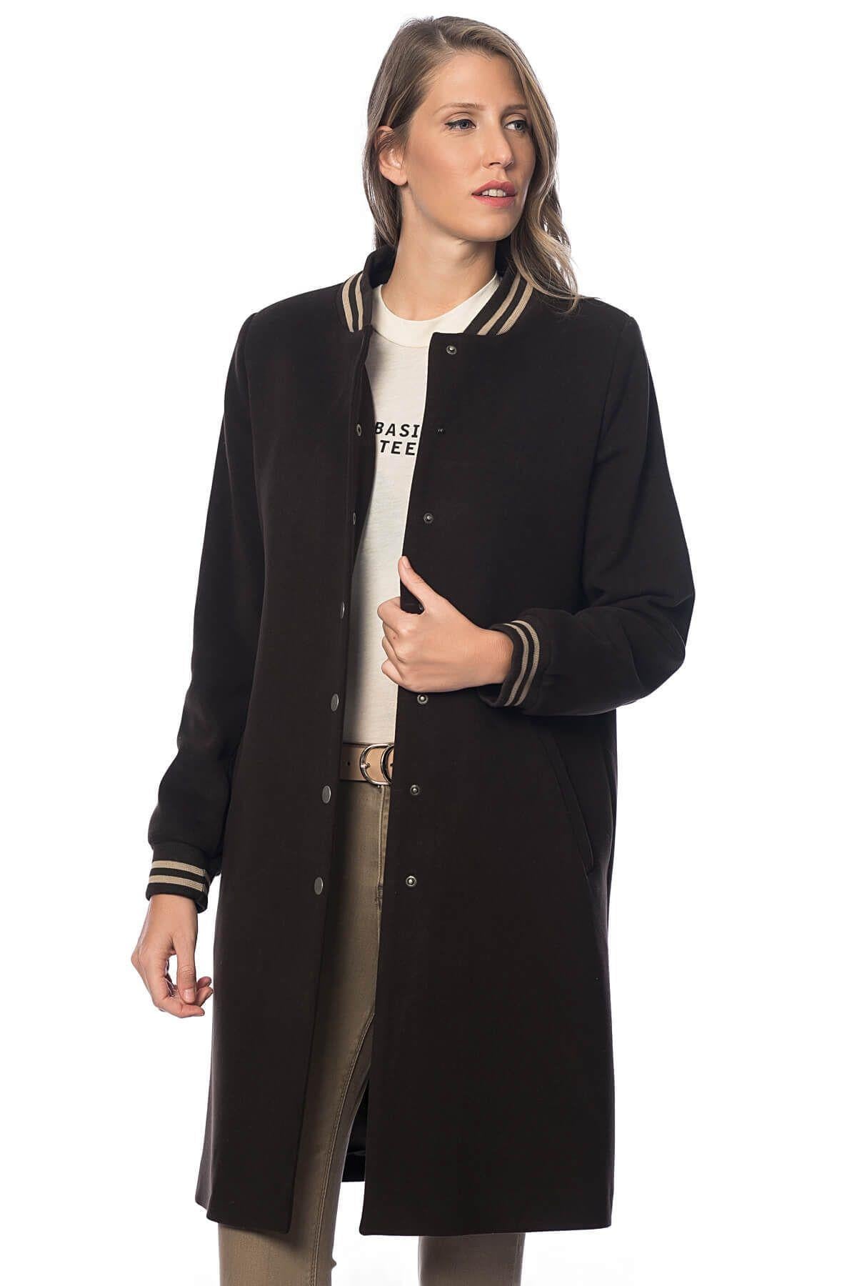 Wholesale Women's Dark Brown Coat
