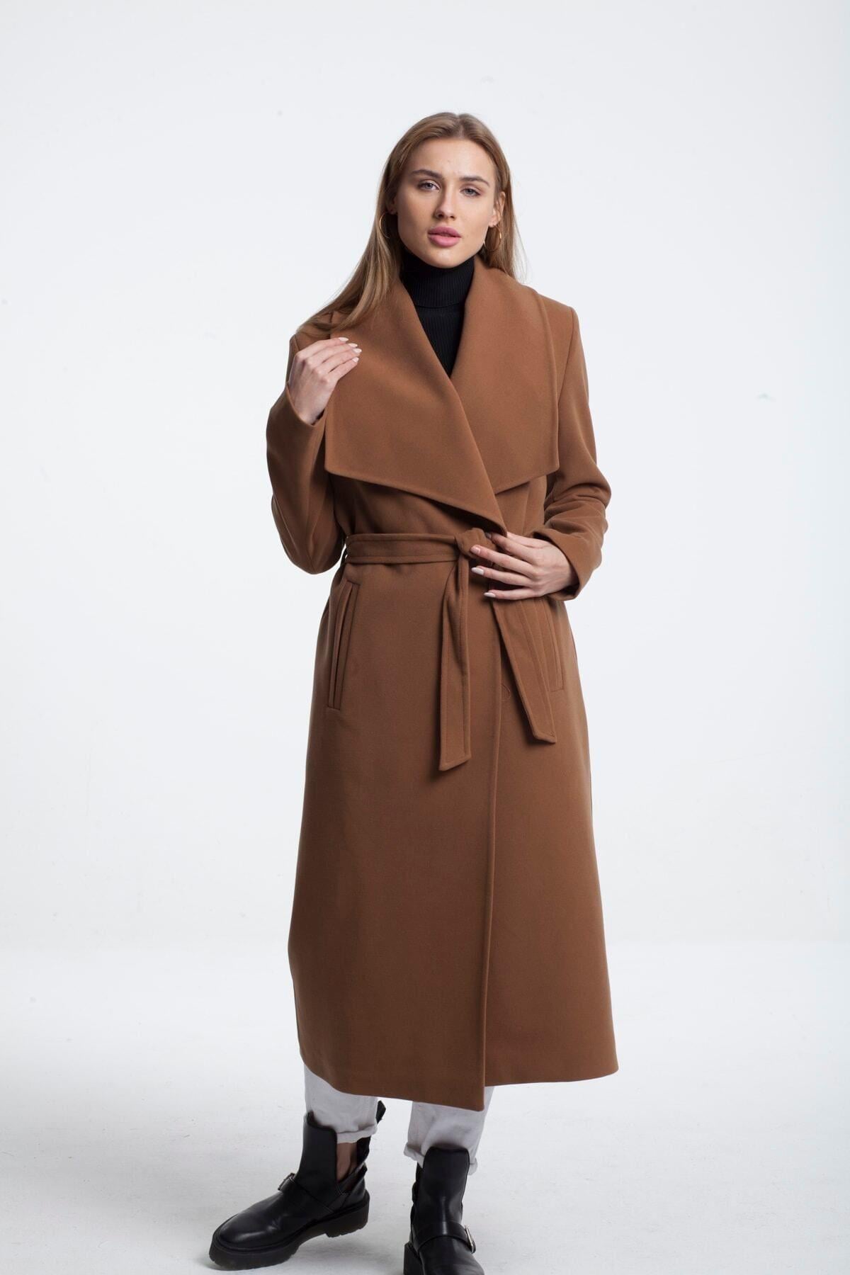 Wholesale Women's Dark Camel Coat
