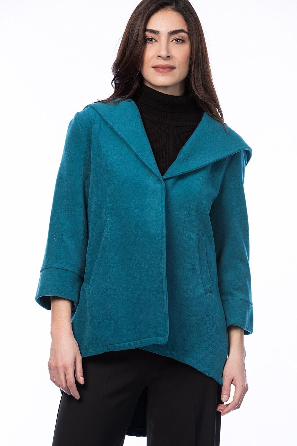 Wholesale Women's Dark Teal Coat