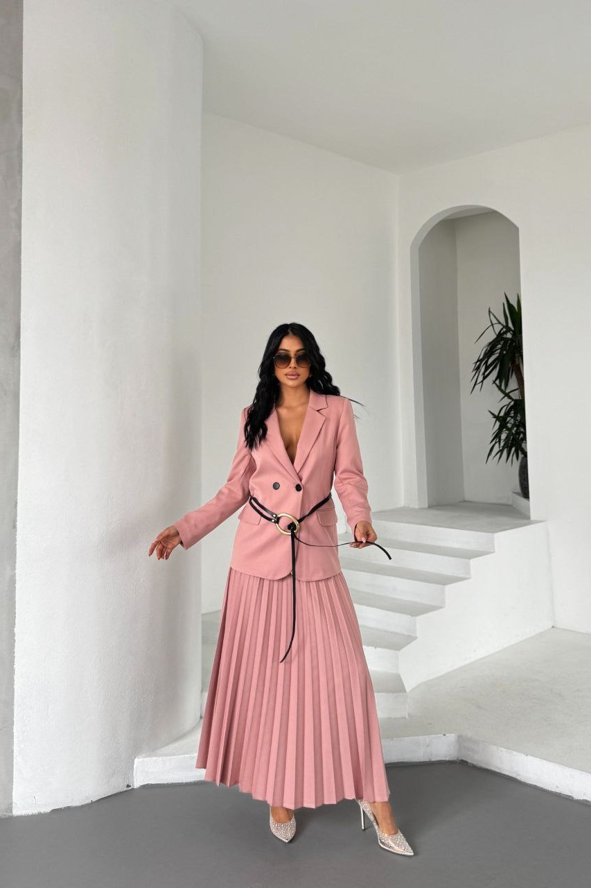 Wholesale Women's Dry Rose Skirt Suit  0043-1011-1