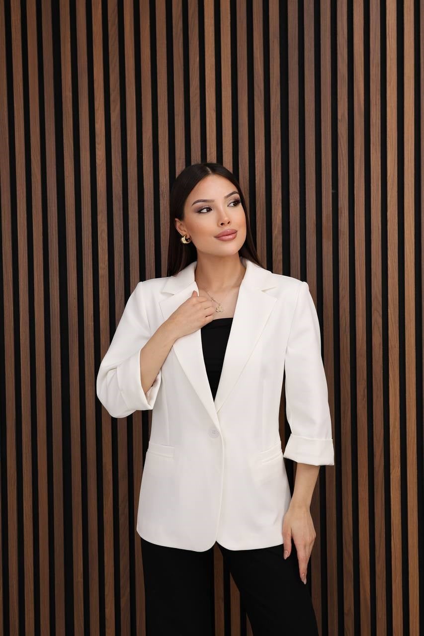 Wholesale Women's Ecru Blazer 0017-1866