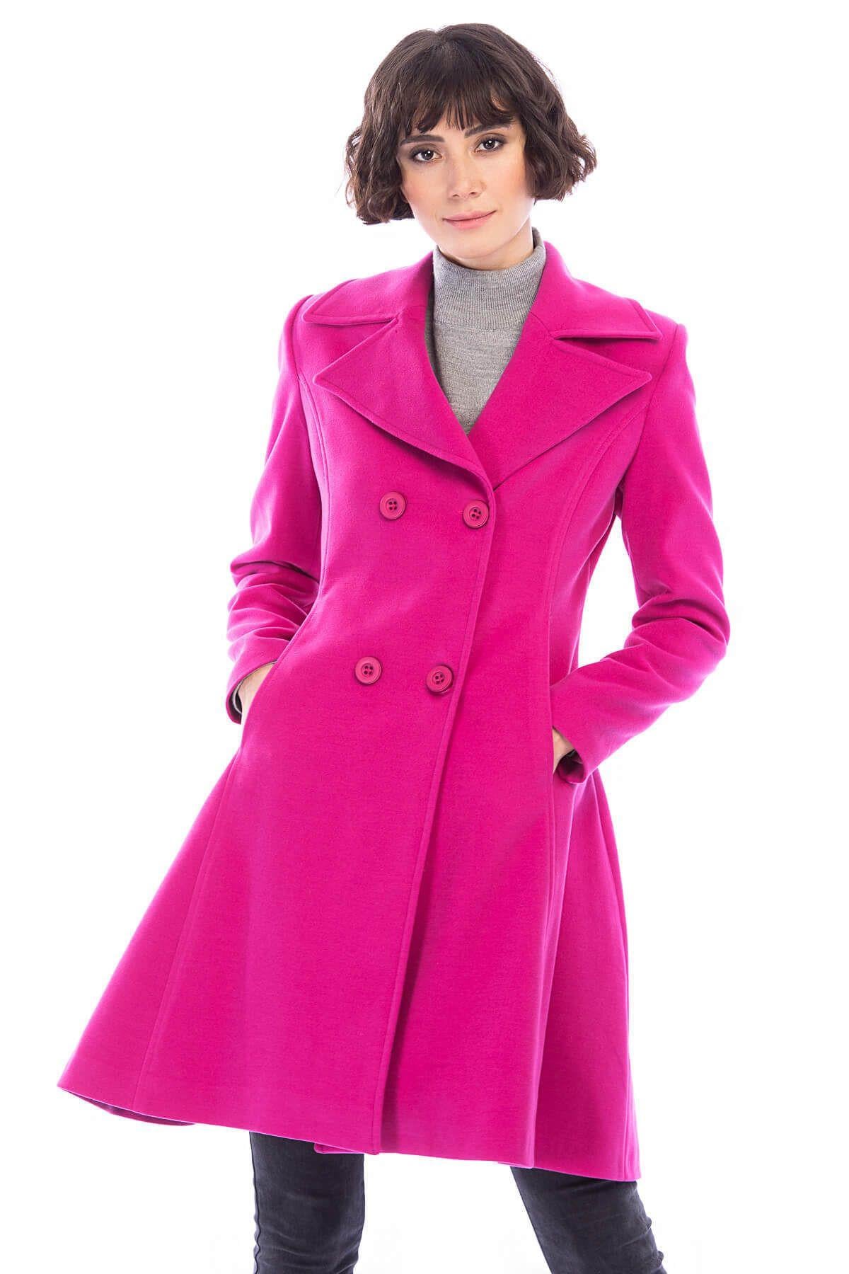 Wholesale Women's Fuchsia Coat