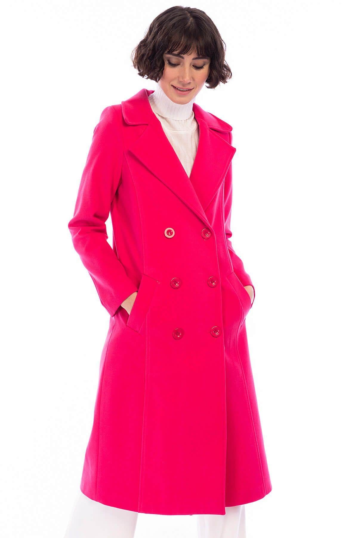 Wholesale Women's Fuchsia Coat