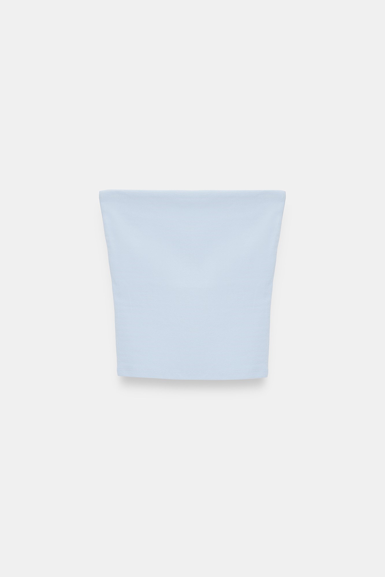 Wholesale Women's Light Blue Bandeau Top 0431-20659