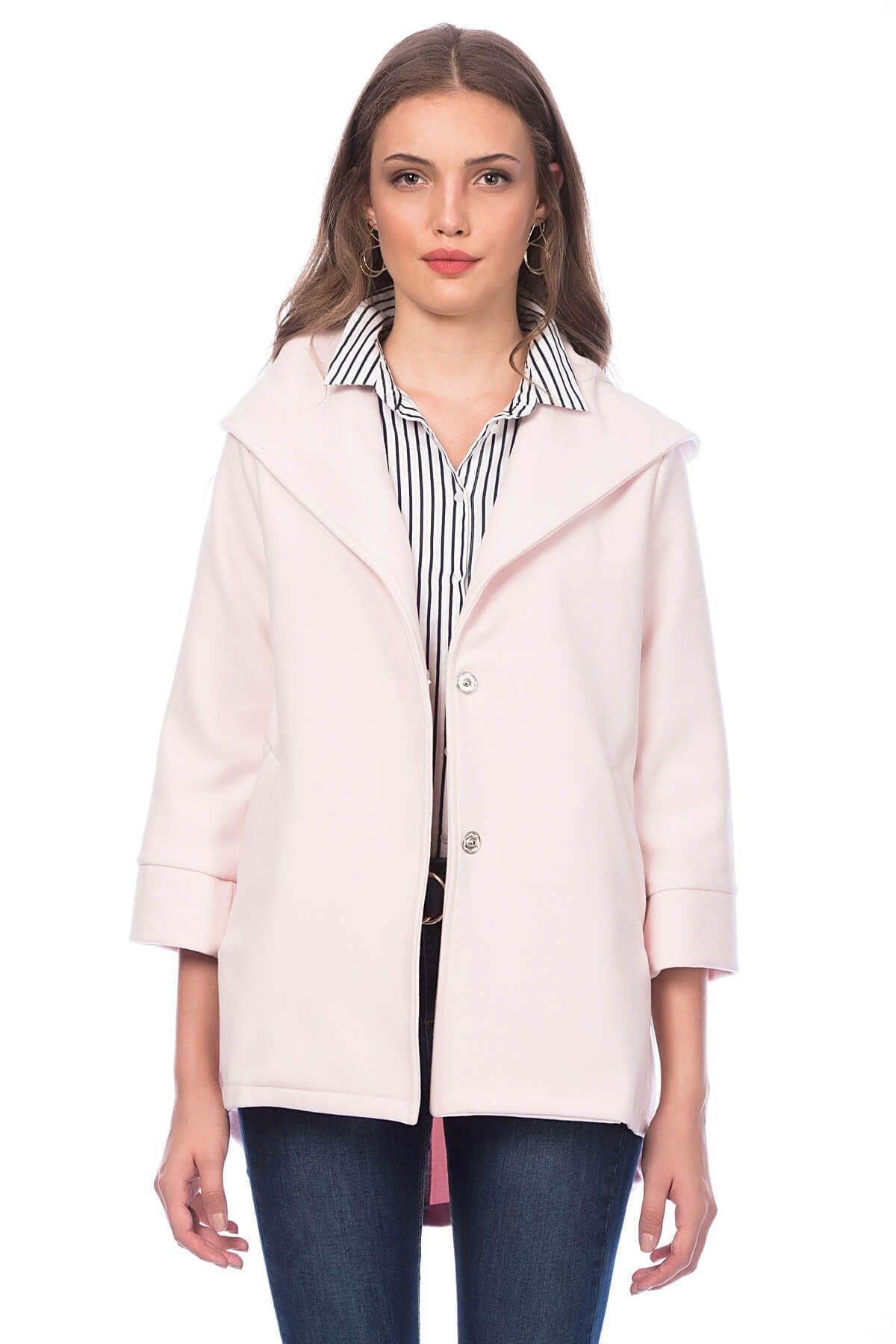 Wholesale Women's Light Pink Coat