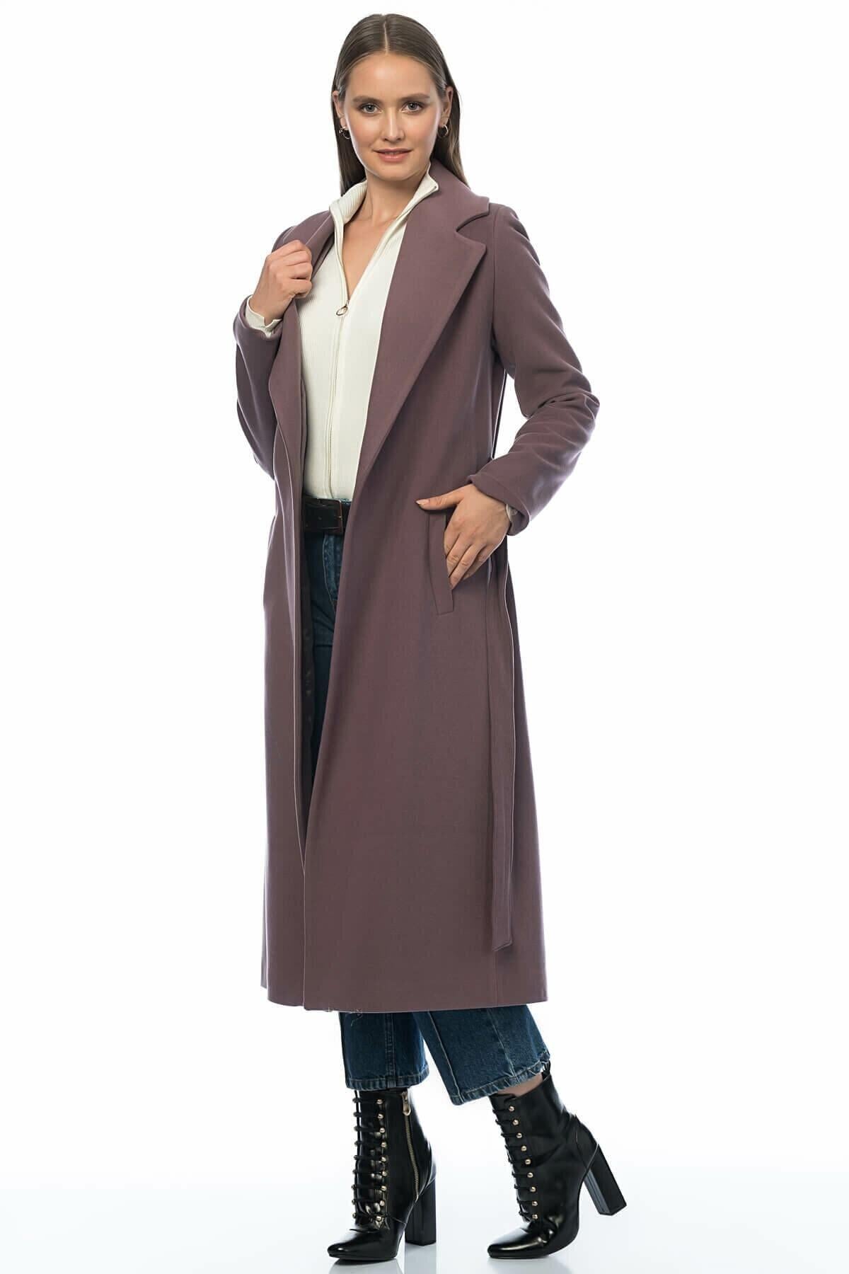 Wholesale Women's Light Purple Coat