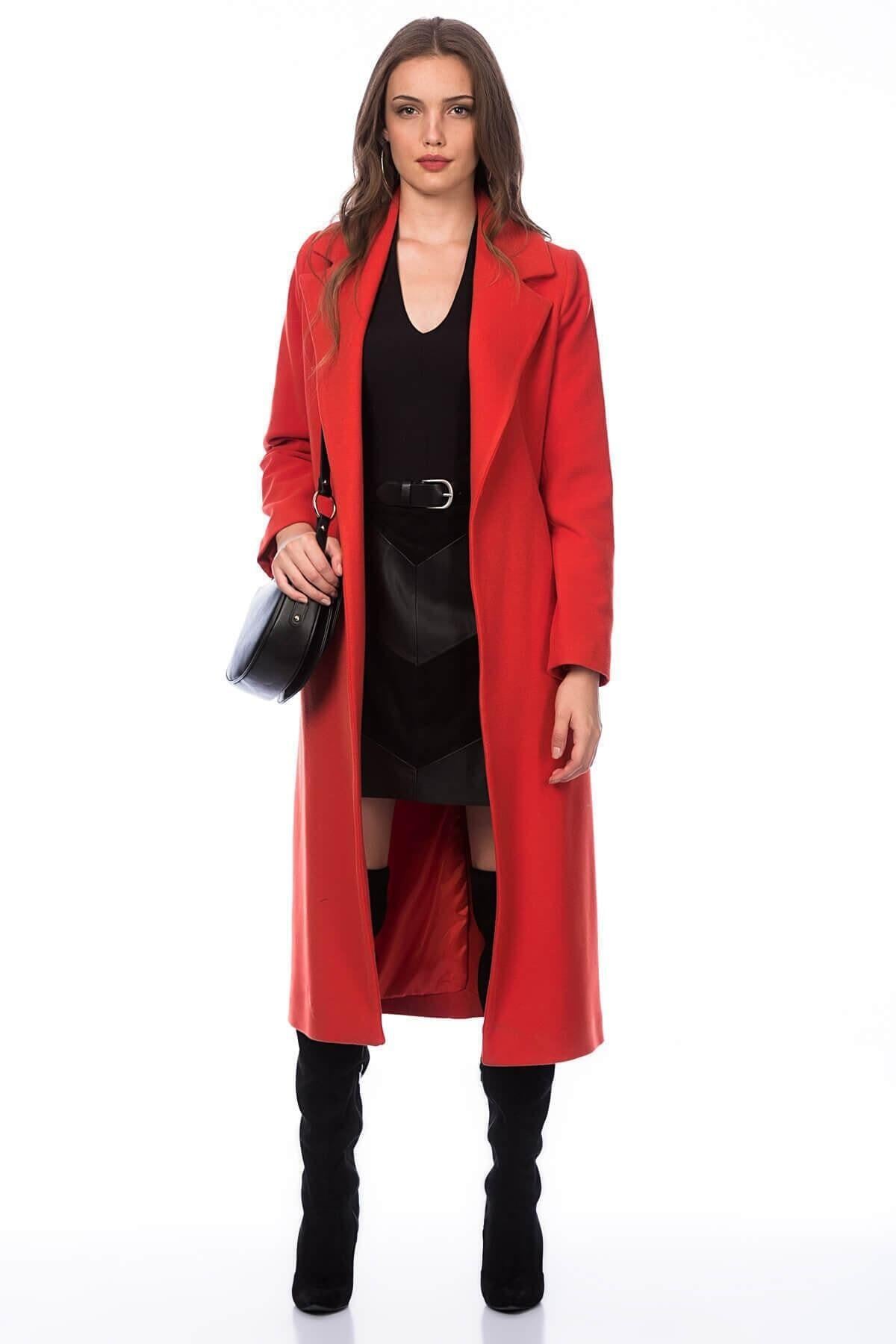 Wholesale Women's Light Red Coat