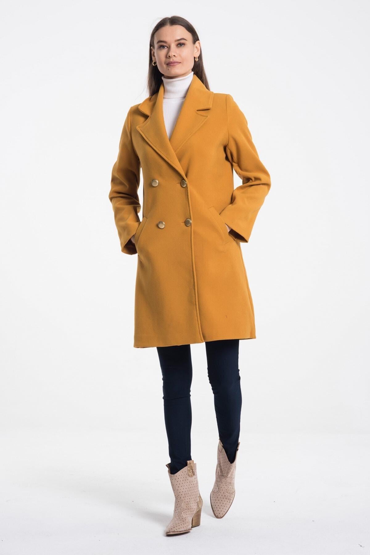 Wholesale Women's Mustard Coat