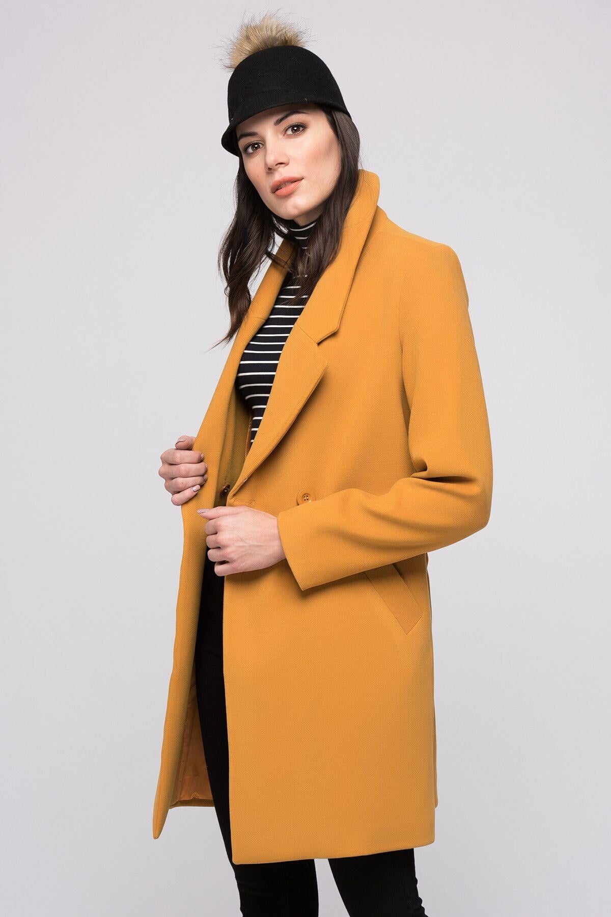 Wholesale Women's Mustard Coat