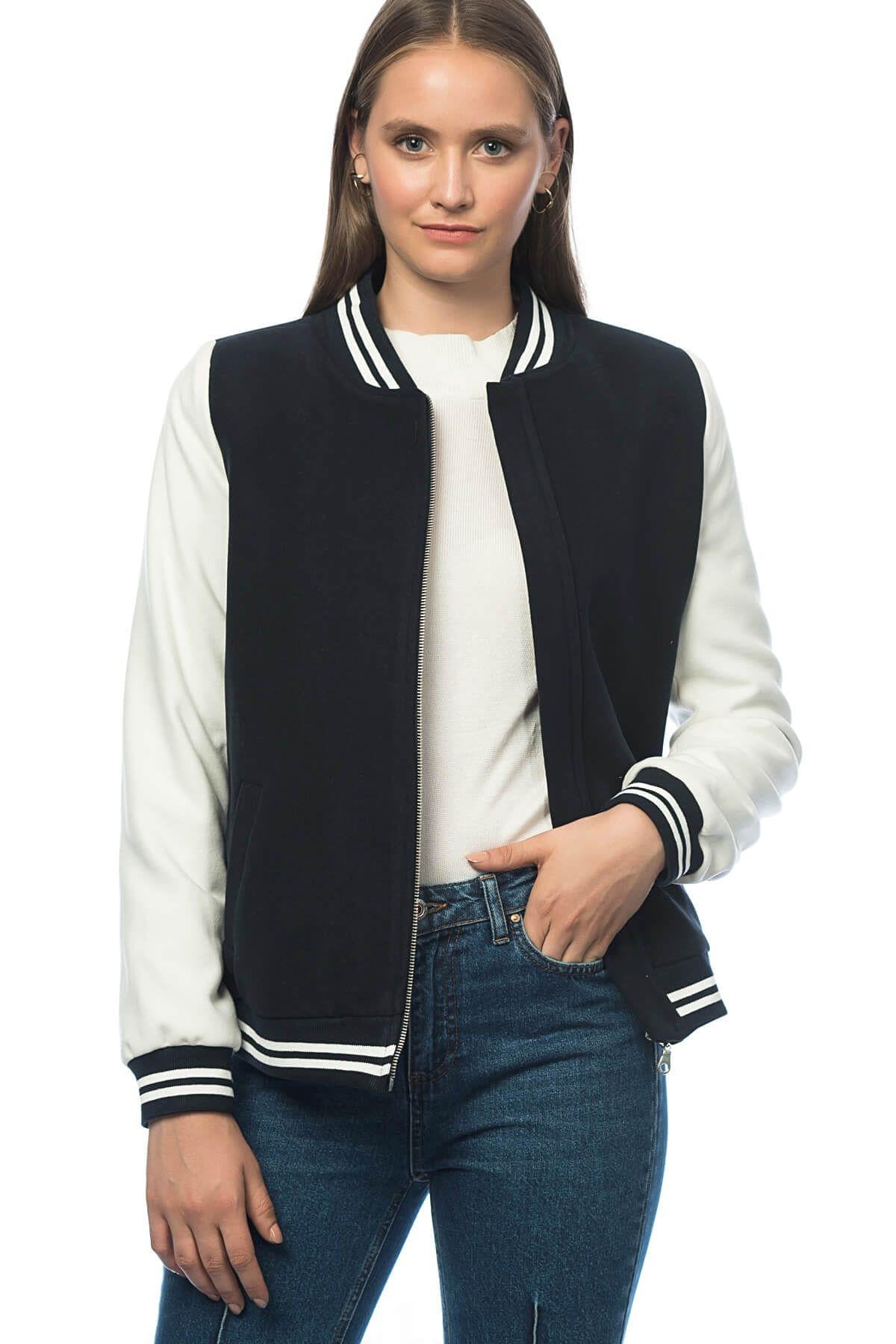Wholesale Women's Navy Bone Jacket