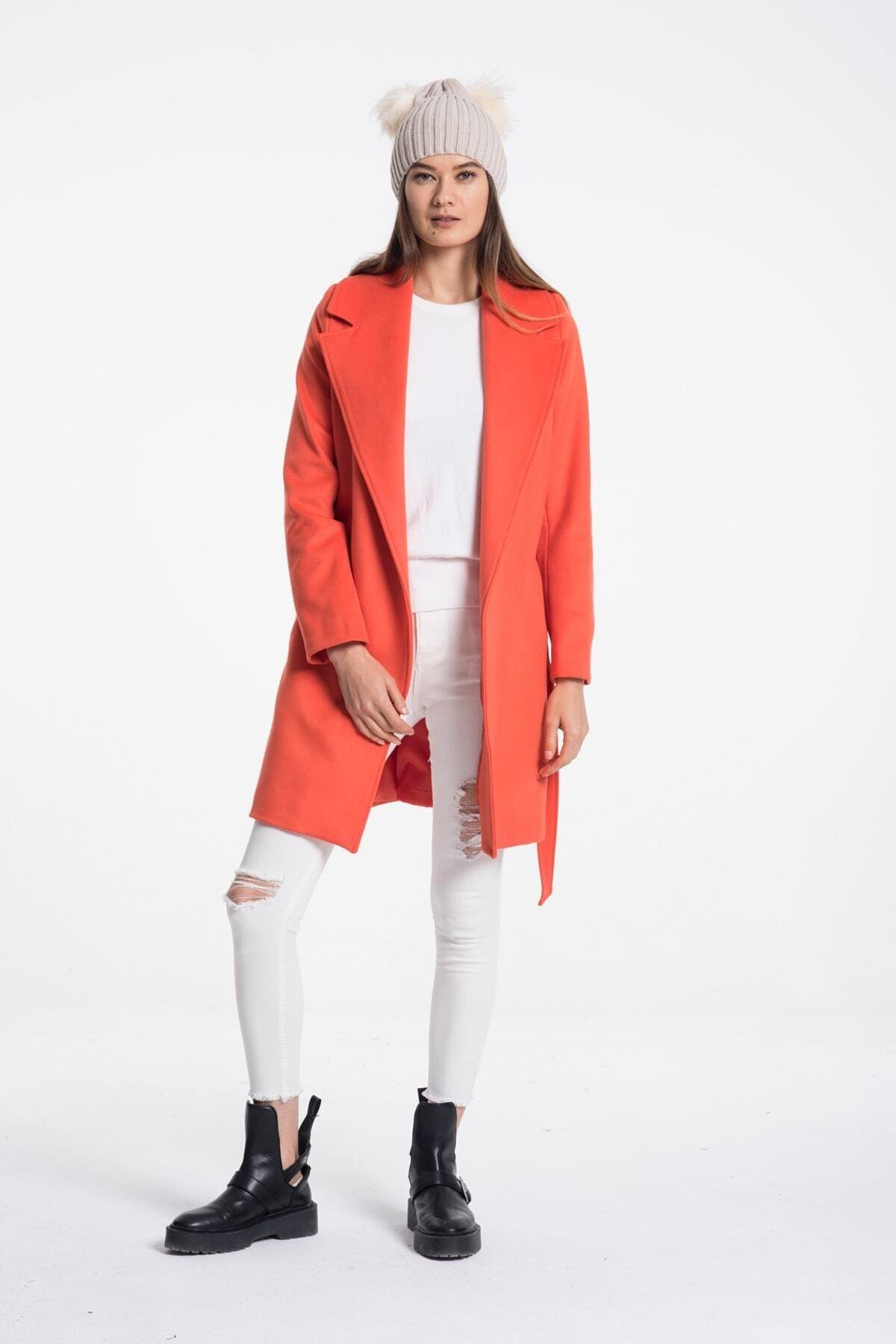 Wholesale Women's Orange Coat