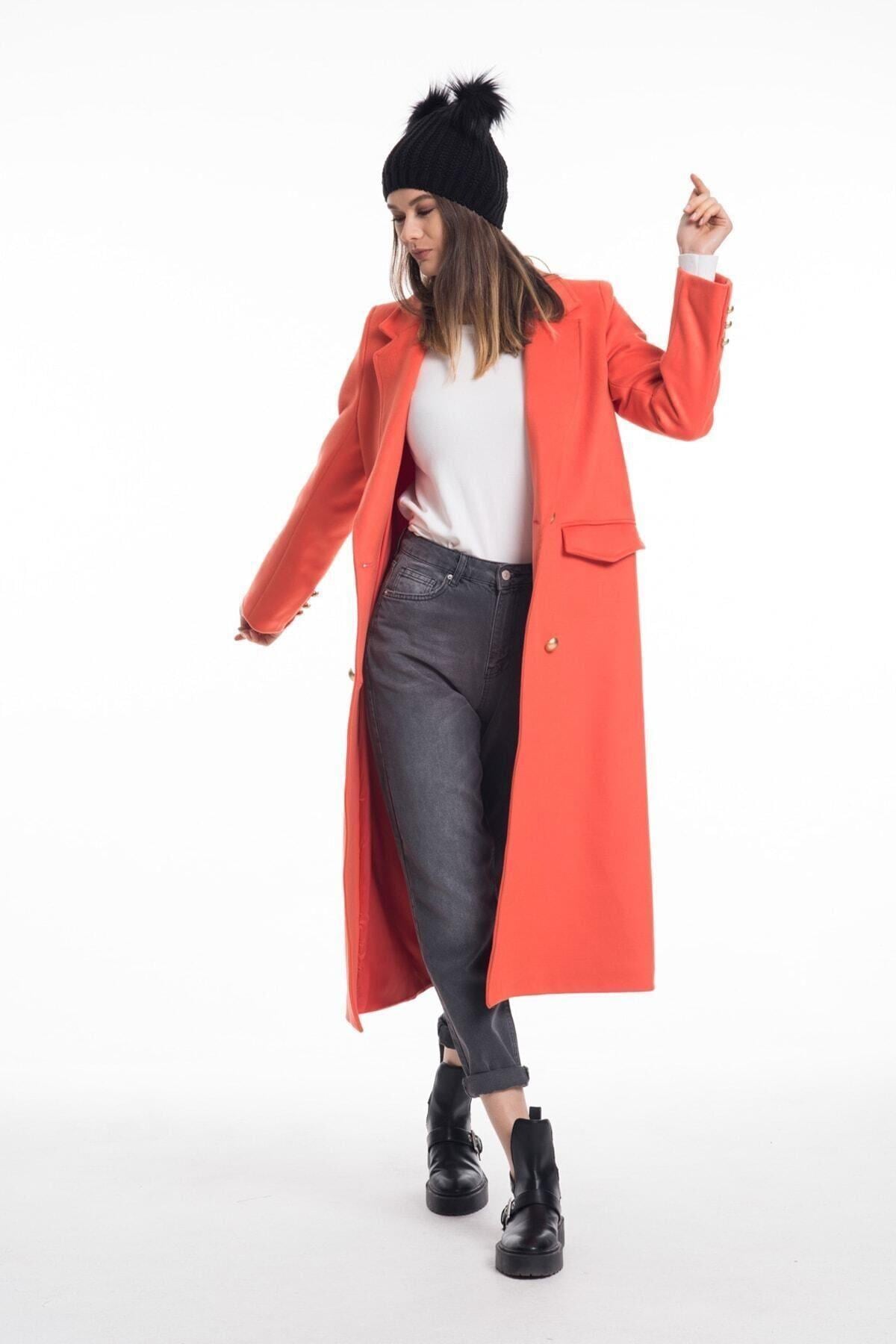 Wholesale Women's Orange Coat