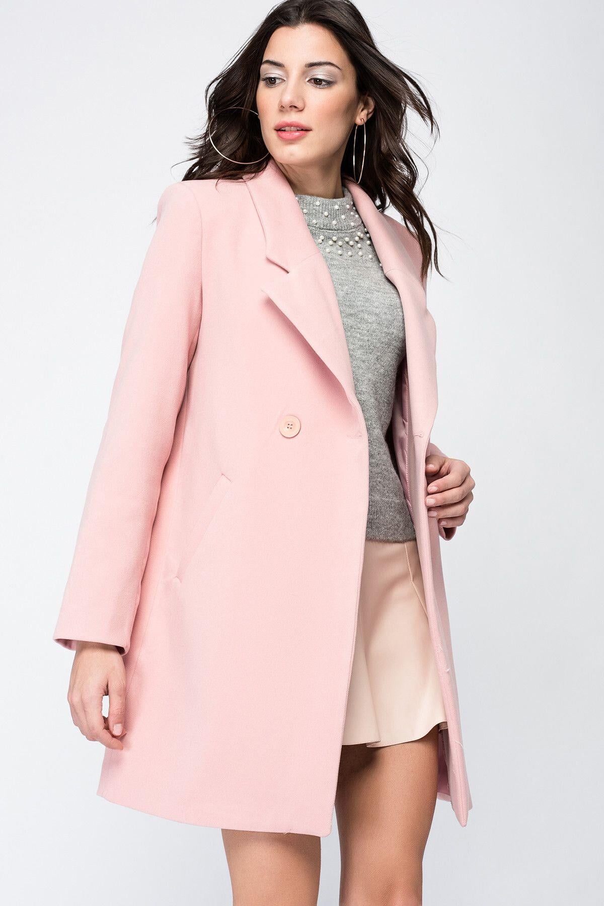 Wholesale Women's Pink Coat