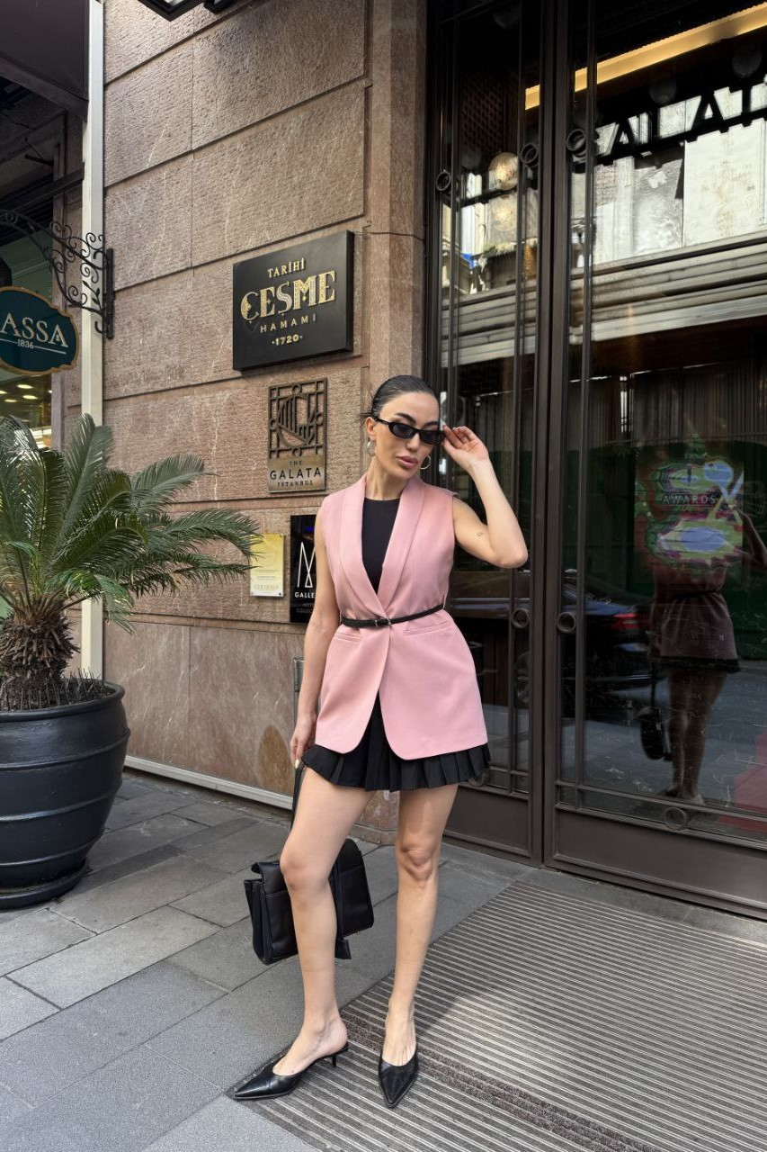 Wholesale Women's Powder Blazer 0043-1001