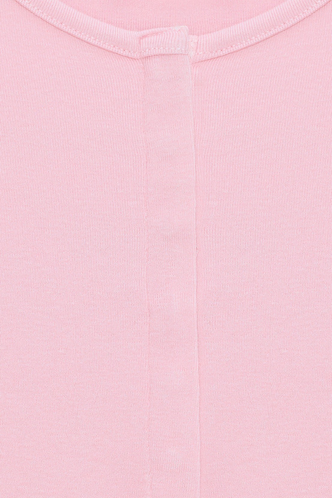 Wholesale Women's Powder Pink Modal-Cotton Snap-Button Cropped Tee 0431-31704