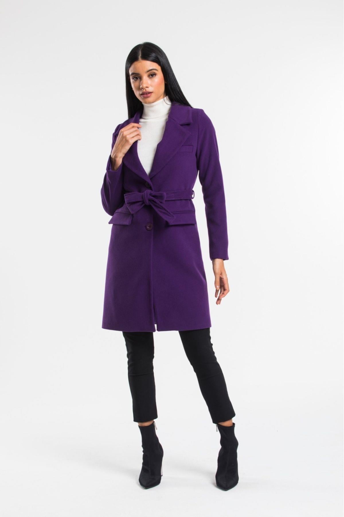 Wholesale Women's Purple Coat