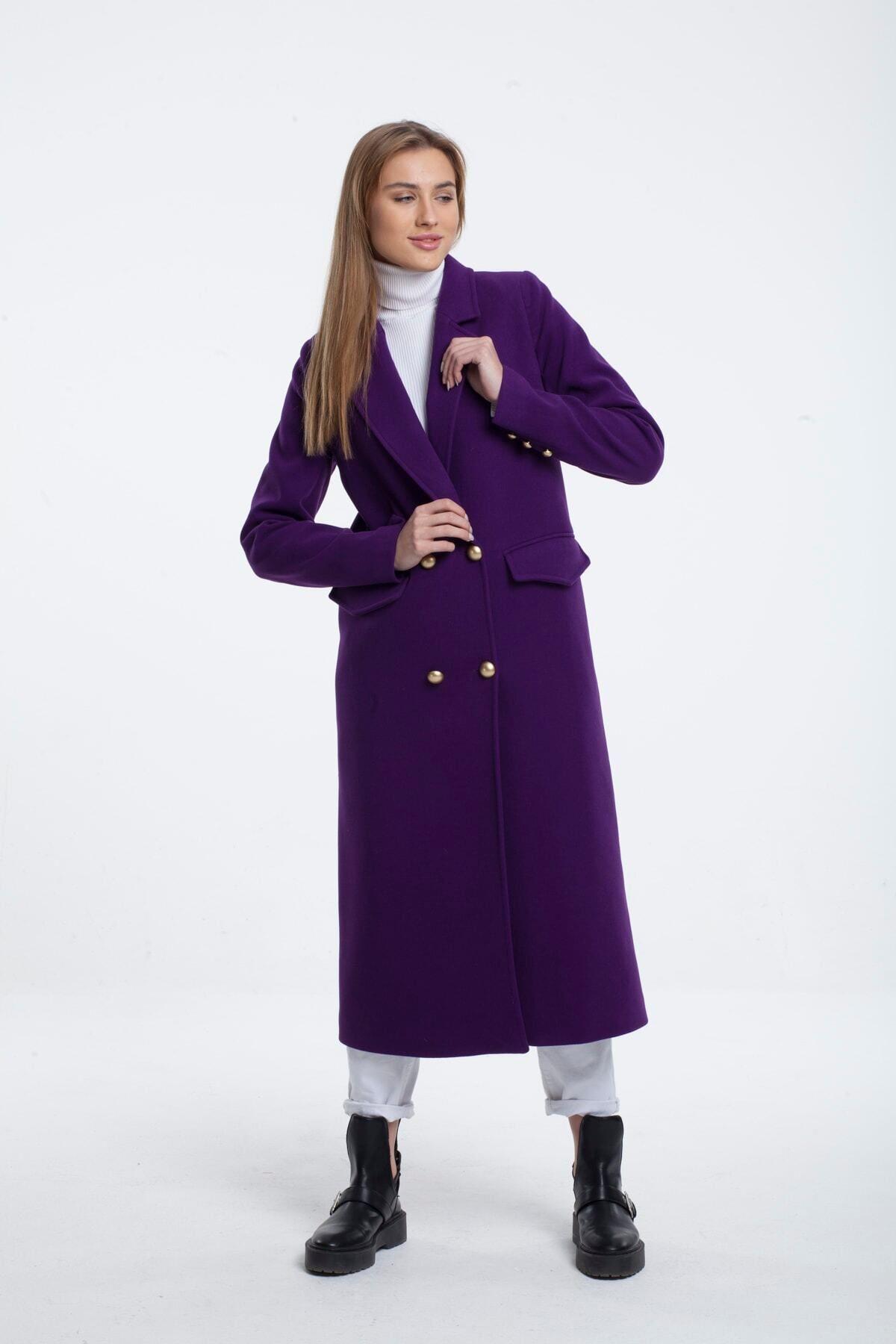 Wholesale Women's Purple Coat