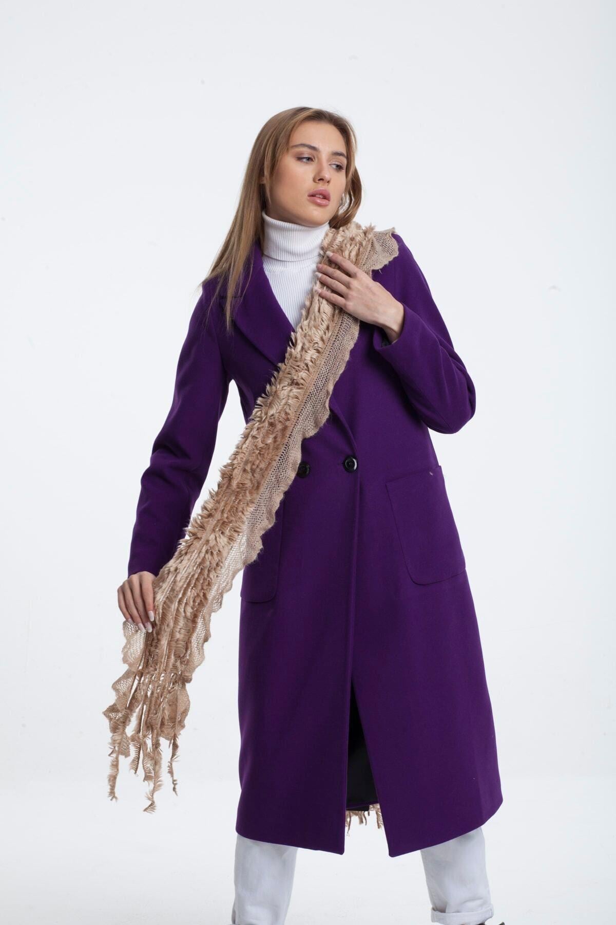 Wholesale Women's Purple Coat