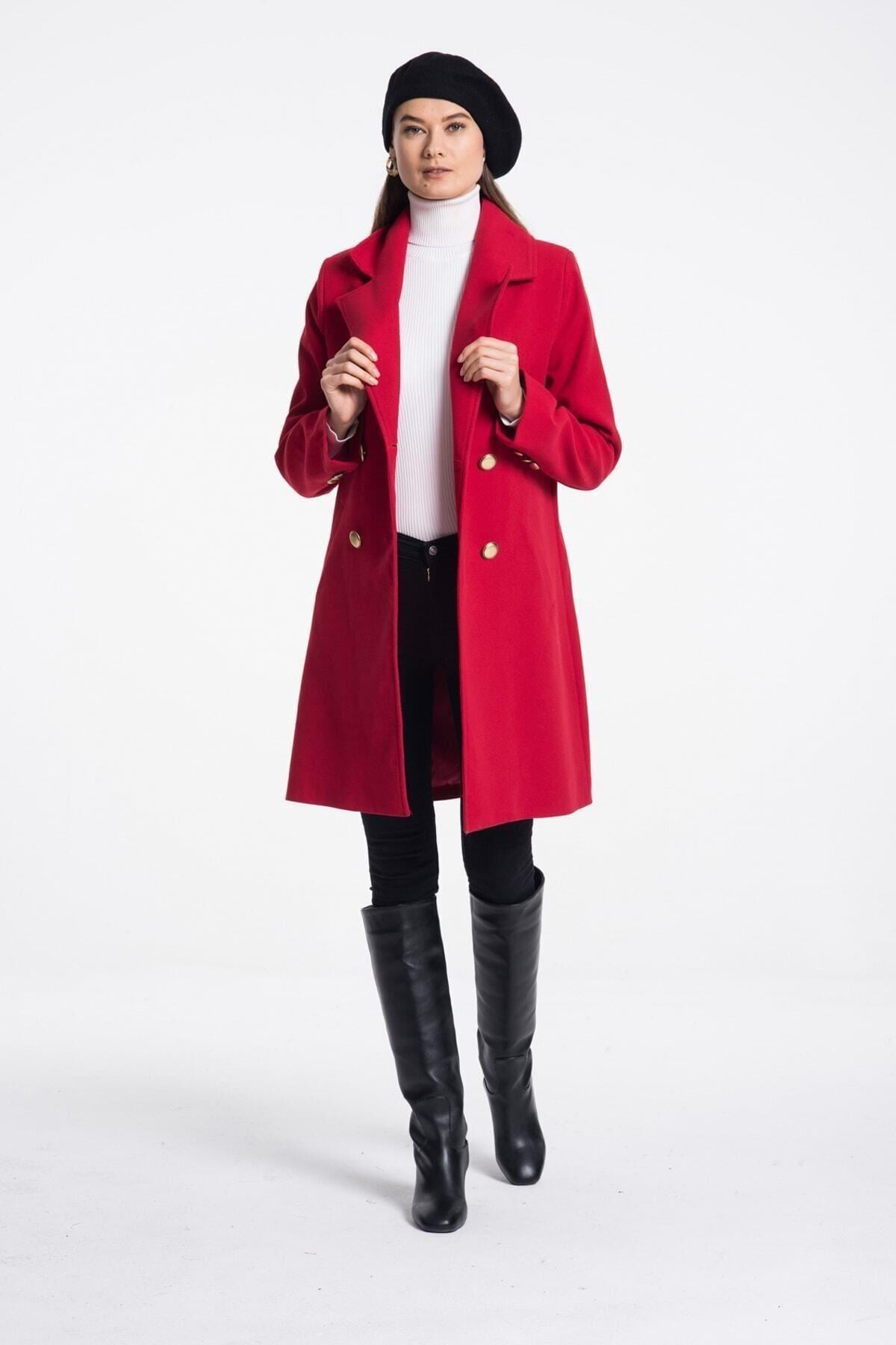 Wholesale Women's Red Coat