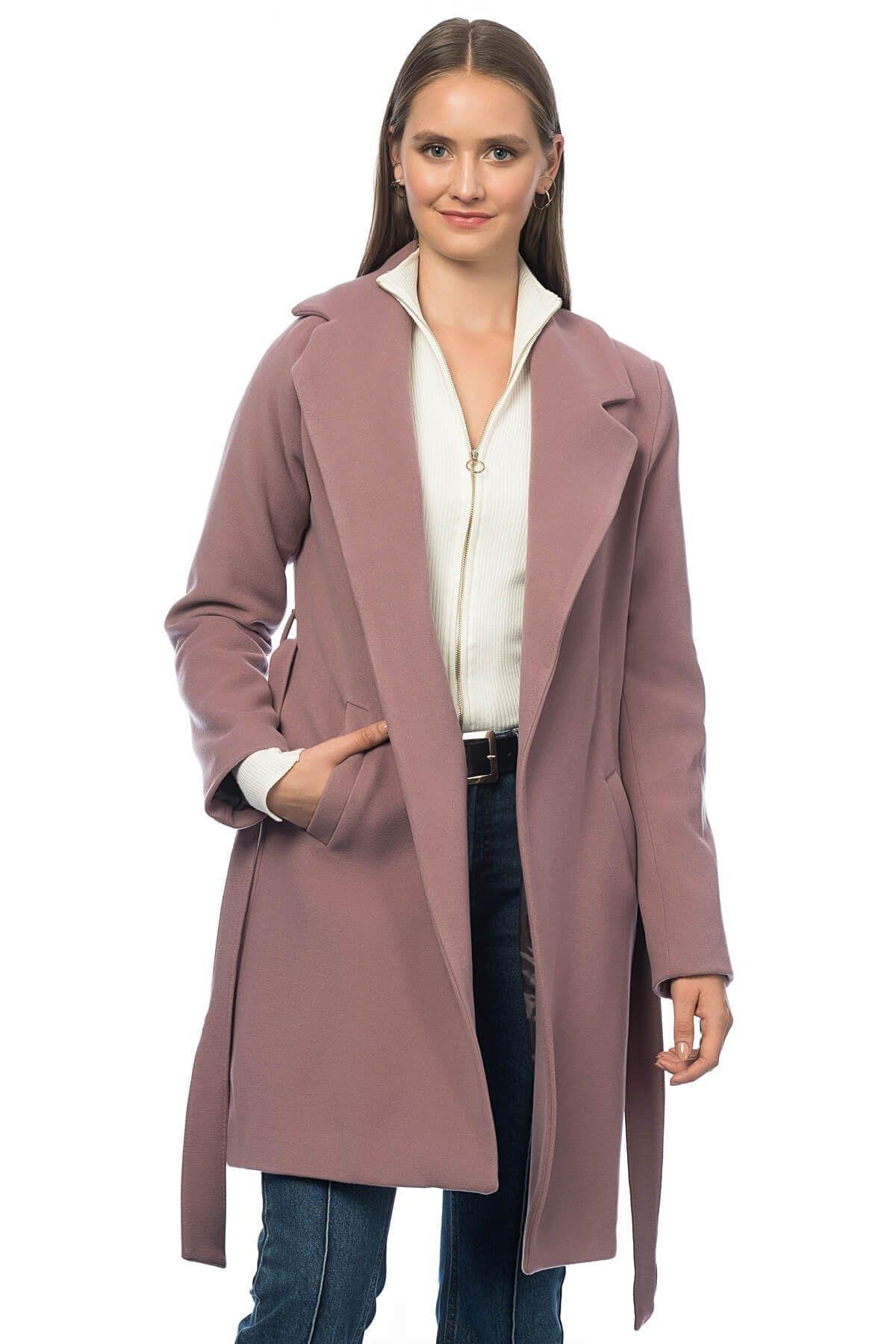 Wholesale Women's Rose Dust Coat