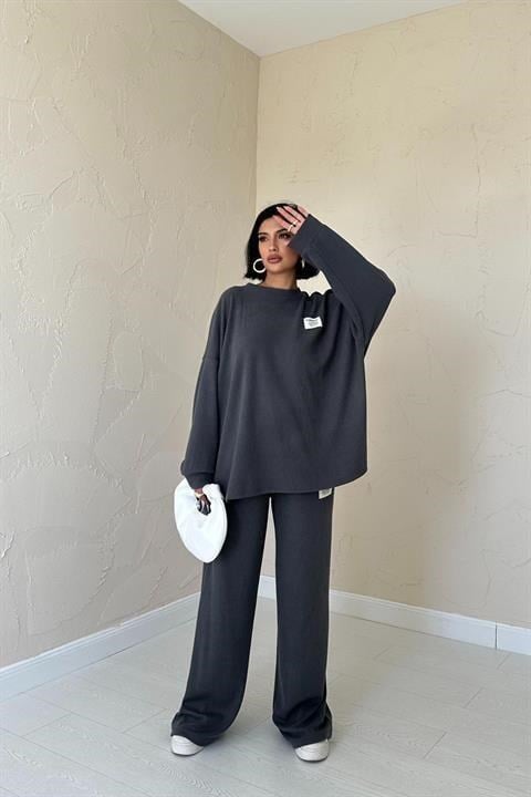 Füme Salaş Sweat Ve Pantolon 7668
