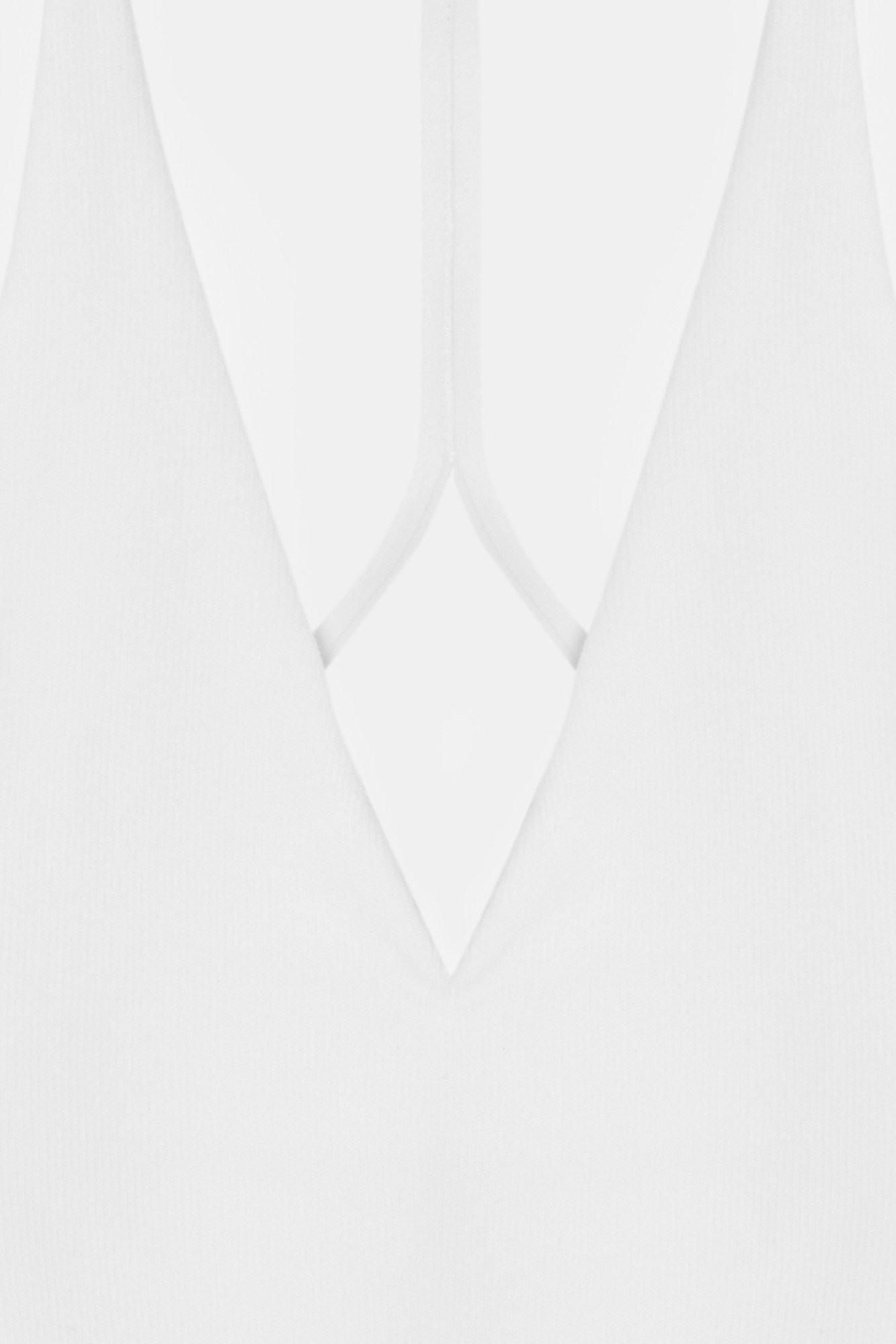 Wholesale Women's White Cross-Back Cotton Bodysuit 0431-21175