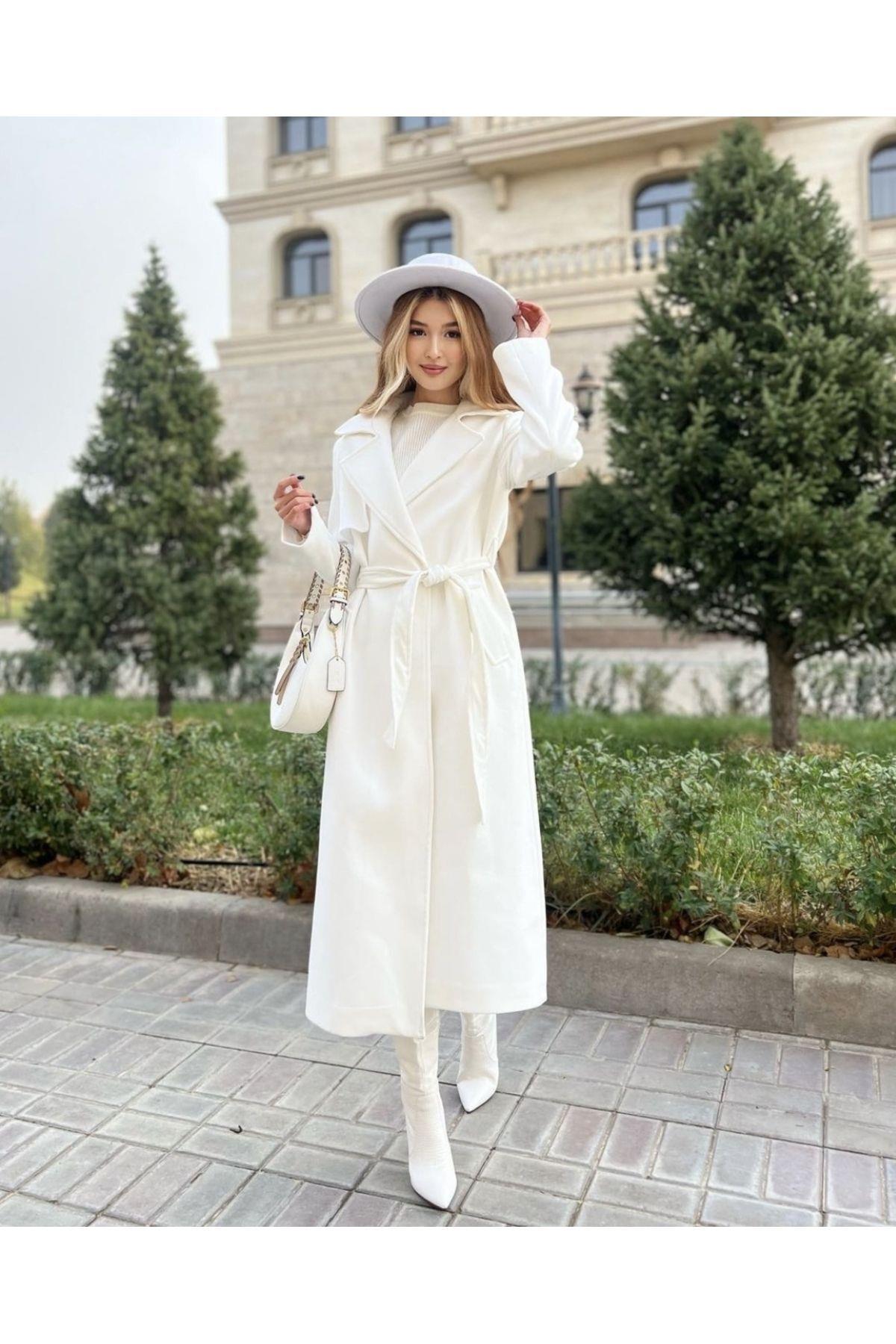 Wholesale Women's White Trench Coat