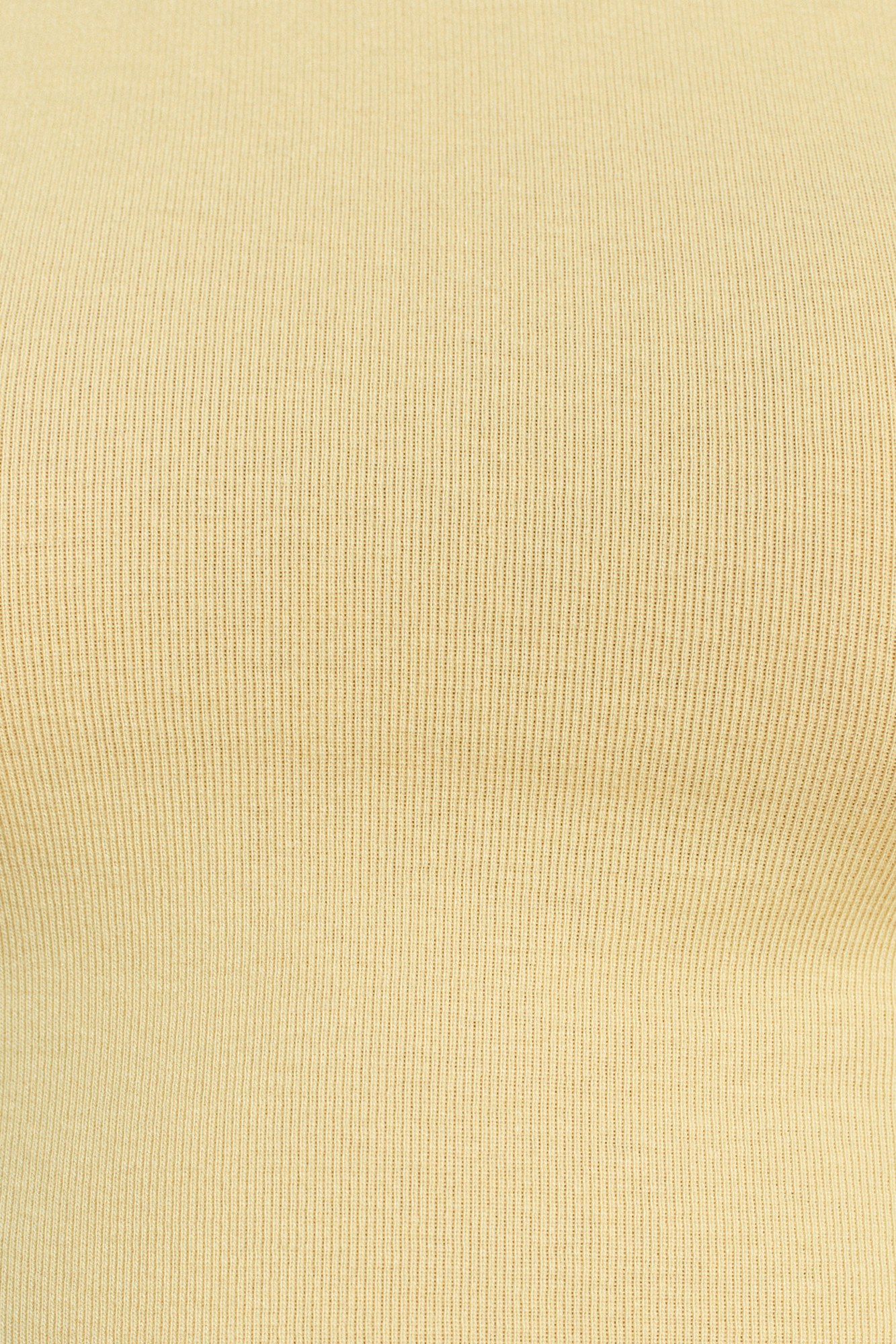 Wholesale Women's Yellow Modal-Cotton Cropped T-Shirt 0431-30528