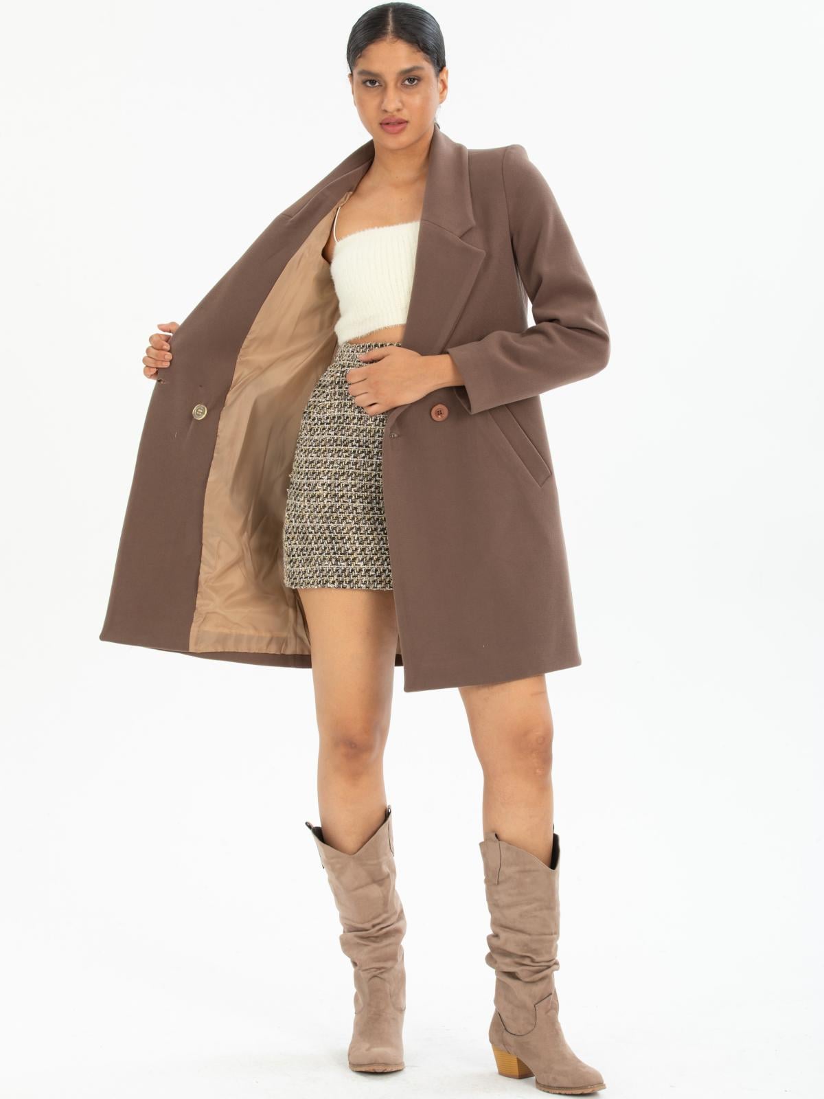 Women coat wholesale Mink color 670466