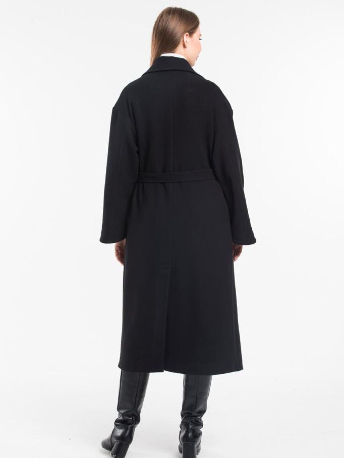 Women coat with belt wholesale Navy color 669364
