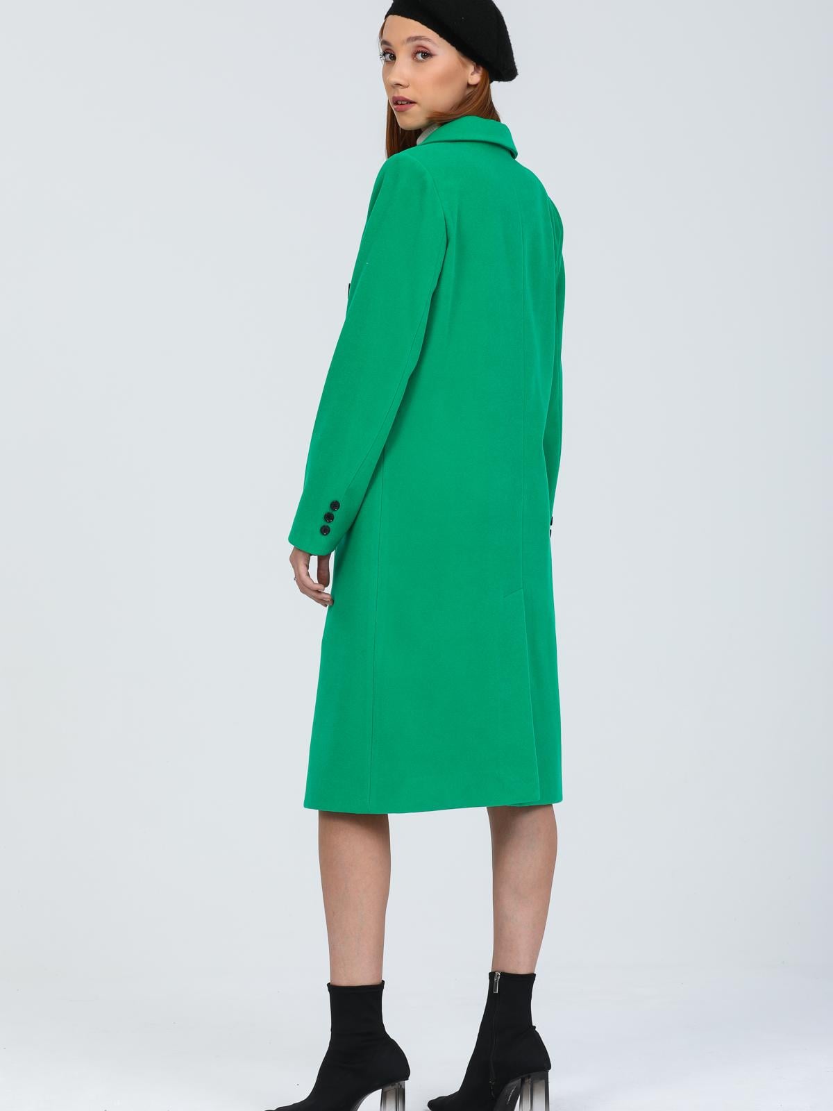 Women Six-Button Coat Wholesale Green Color