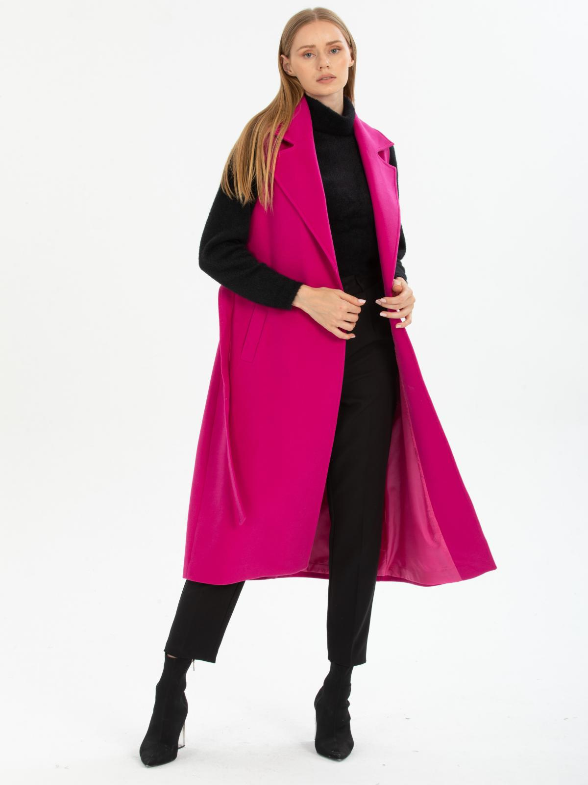 Women vest with belt wholesale Fuchsia color 669508