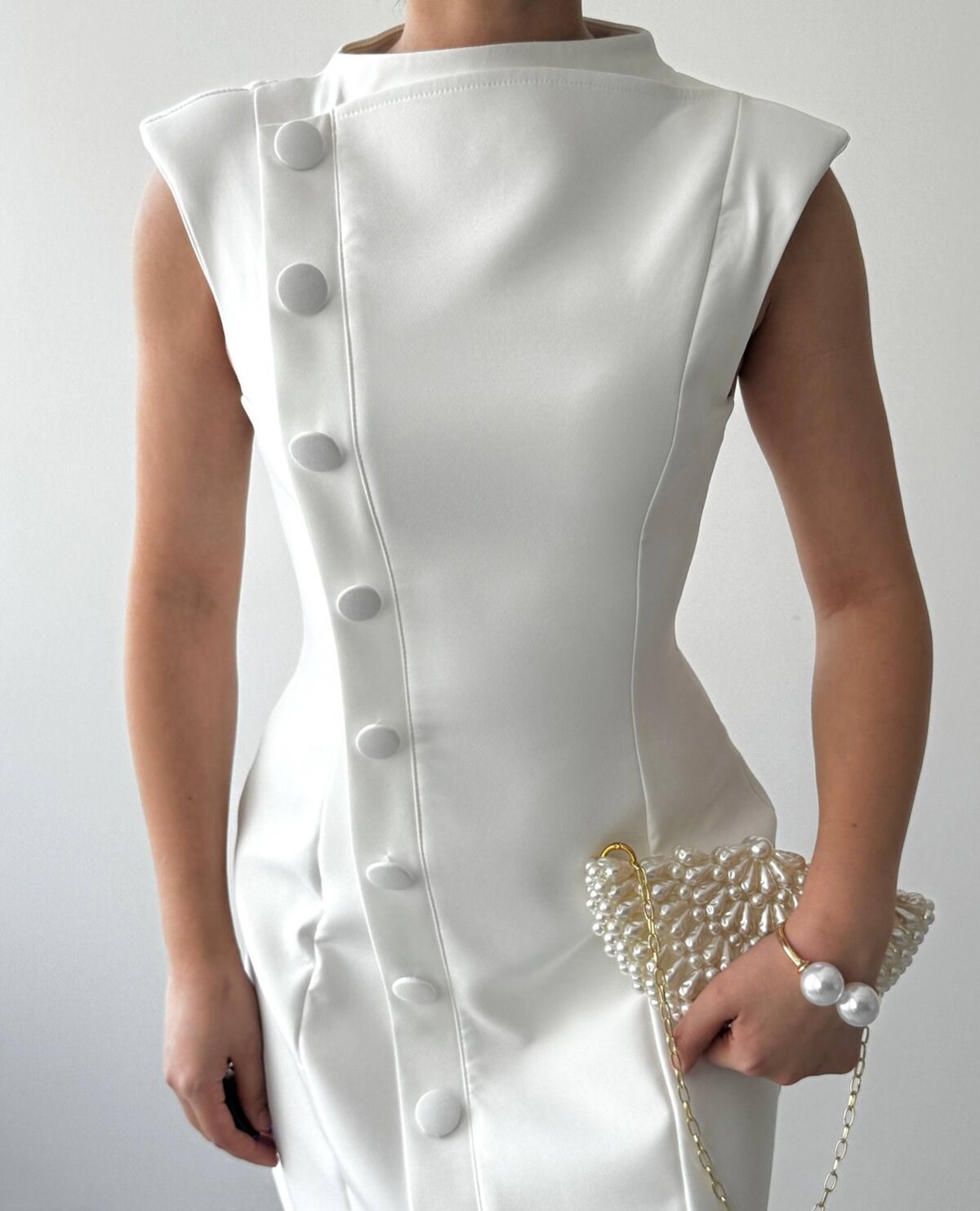 Xaes Button Detail Dress