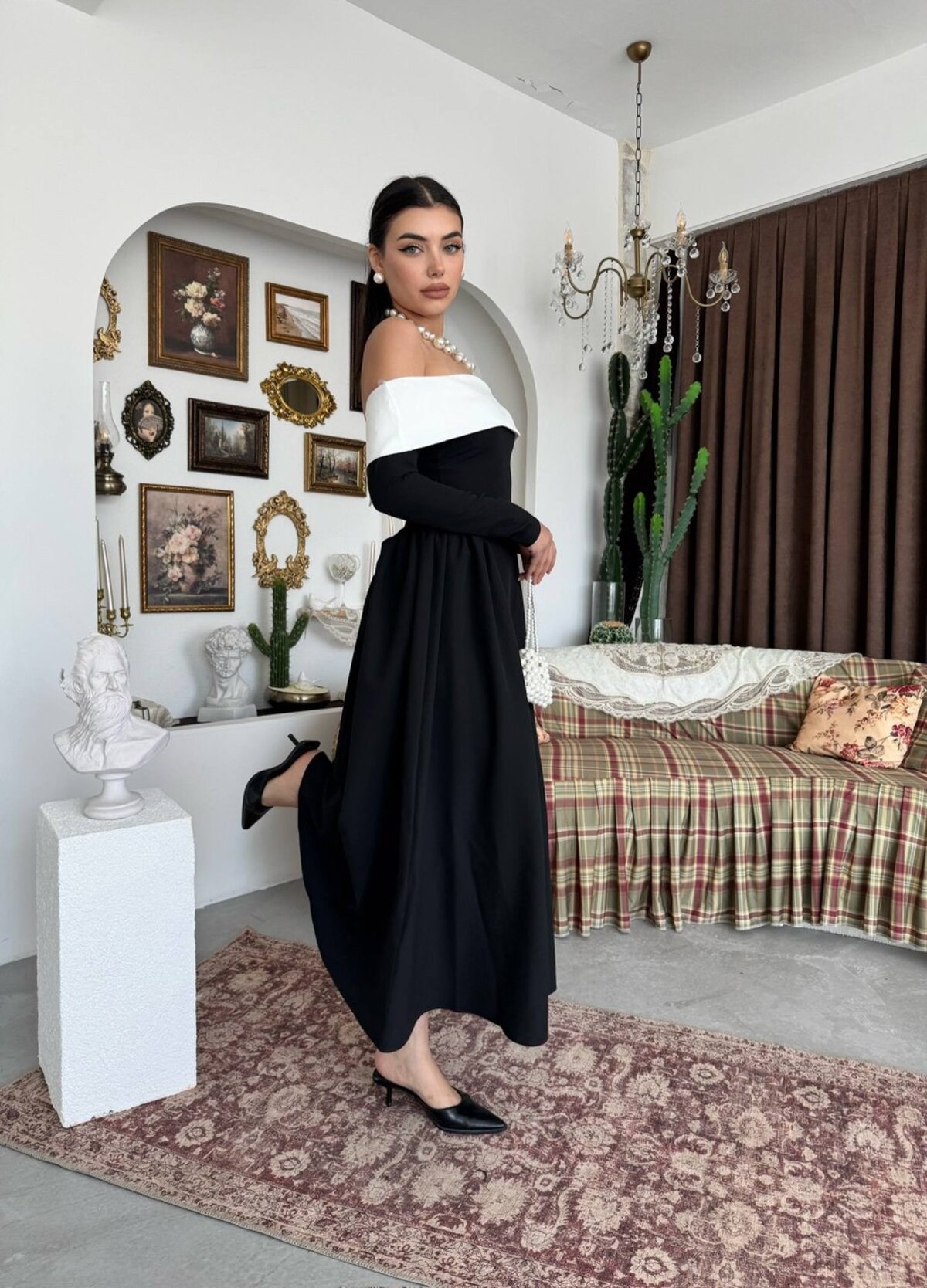 Yunes Strapless Dress