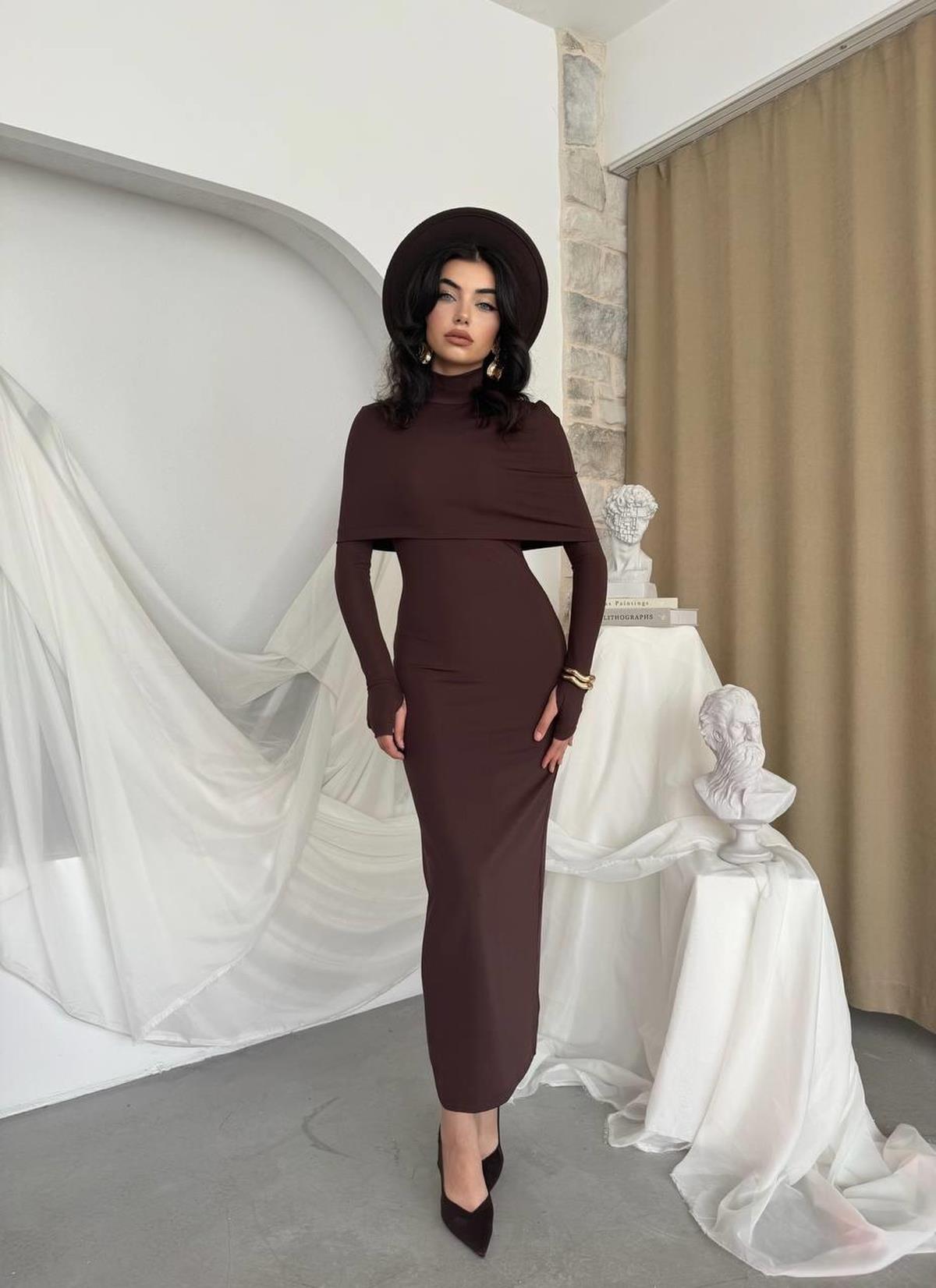 Zaria Cape Dress