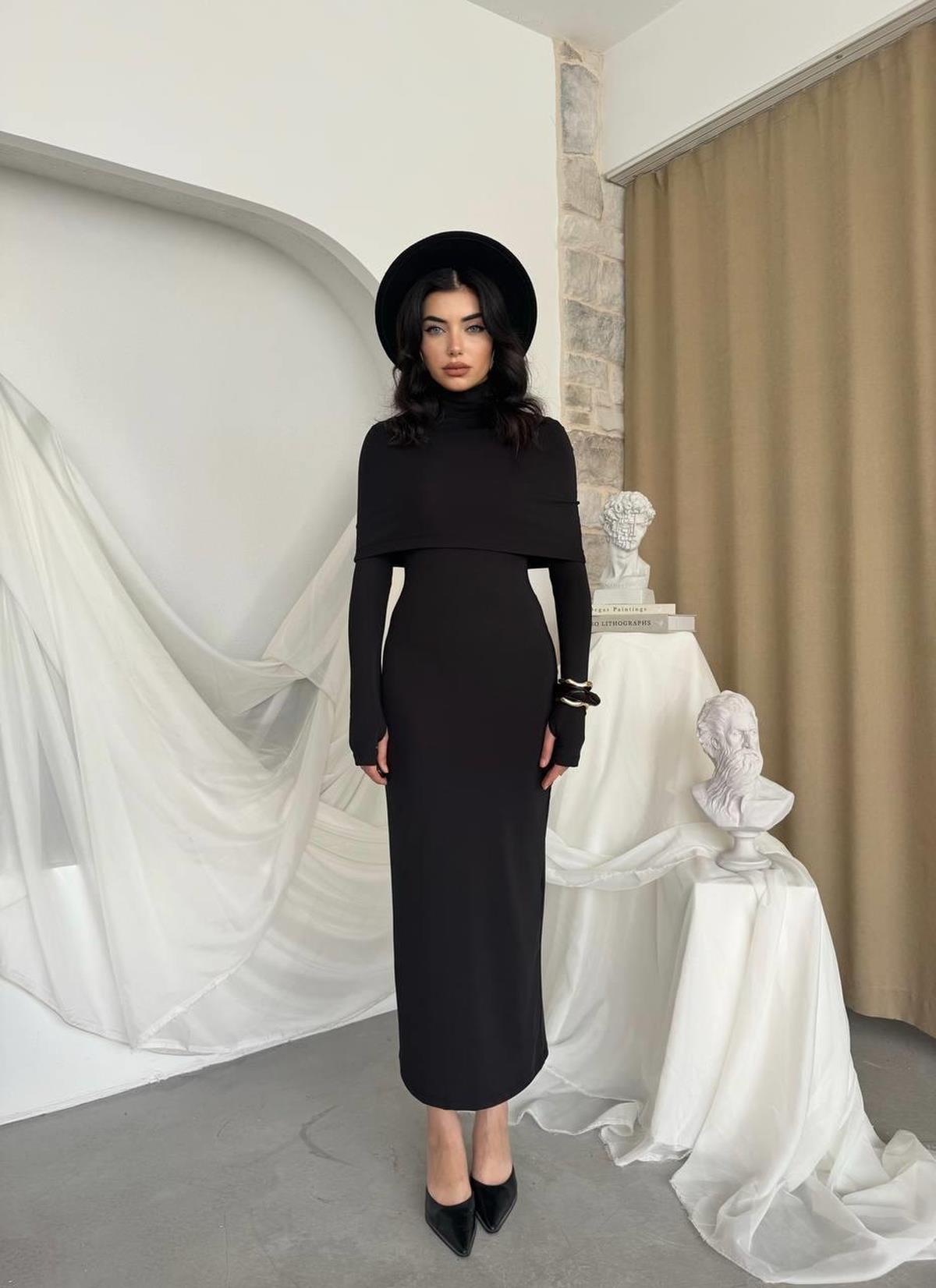 Zaria Cape Dress