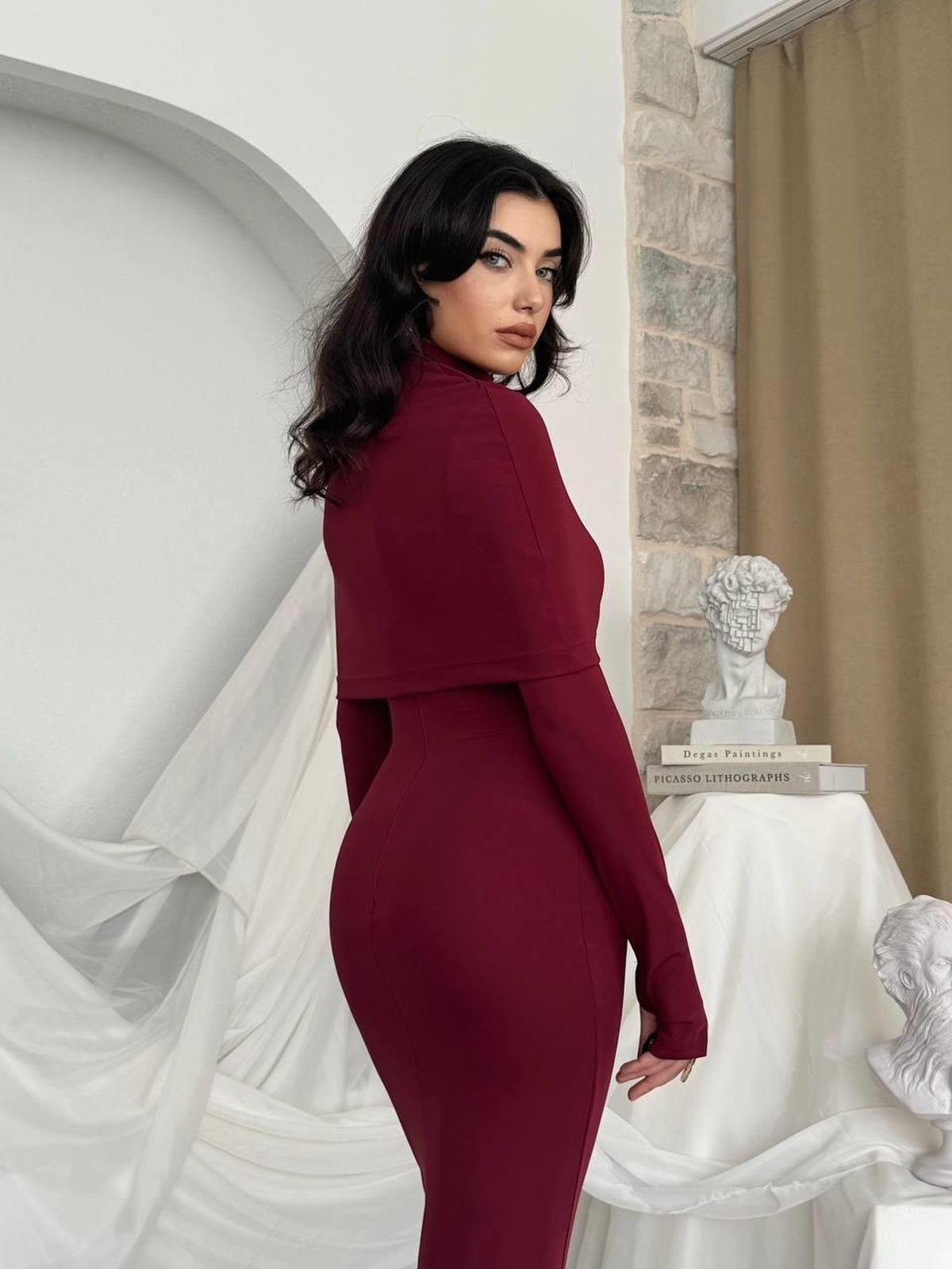 Zaria Cape Dress