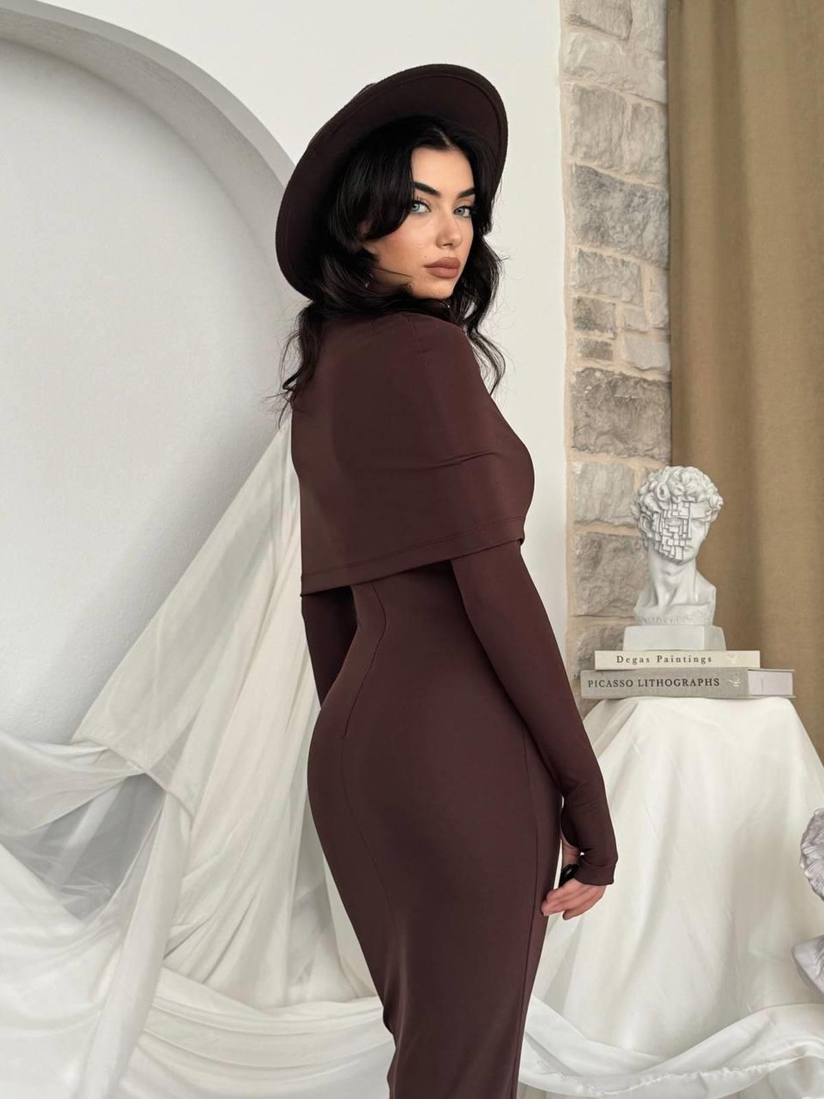 Zaria Cape Dress