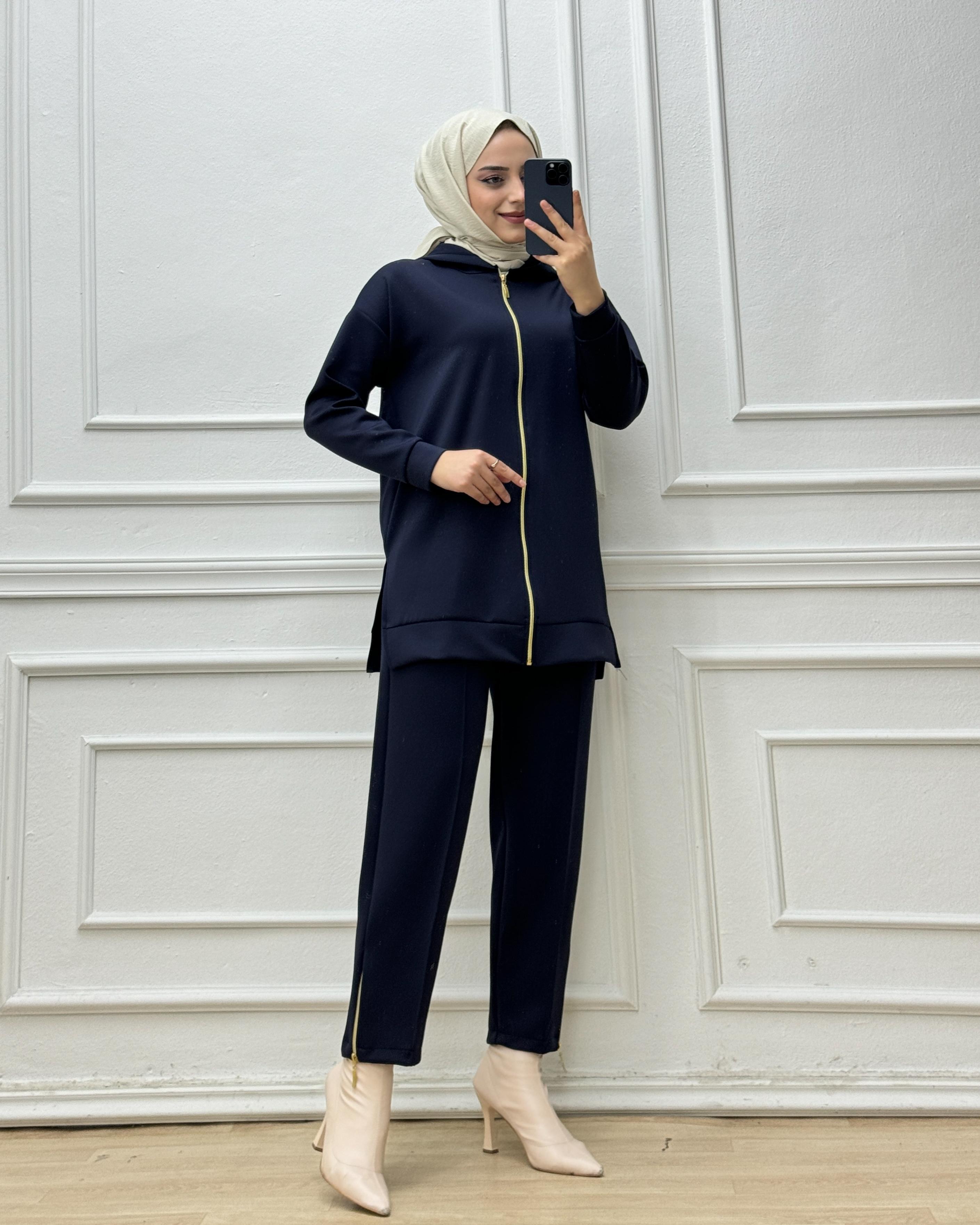 0346-Hira Takım-Lacivert