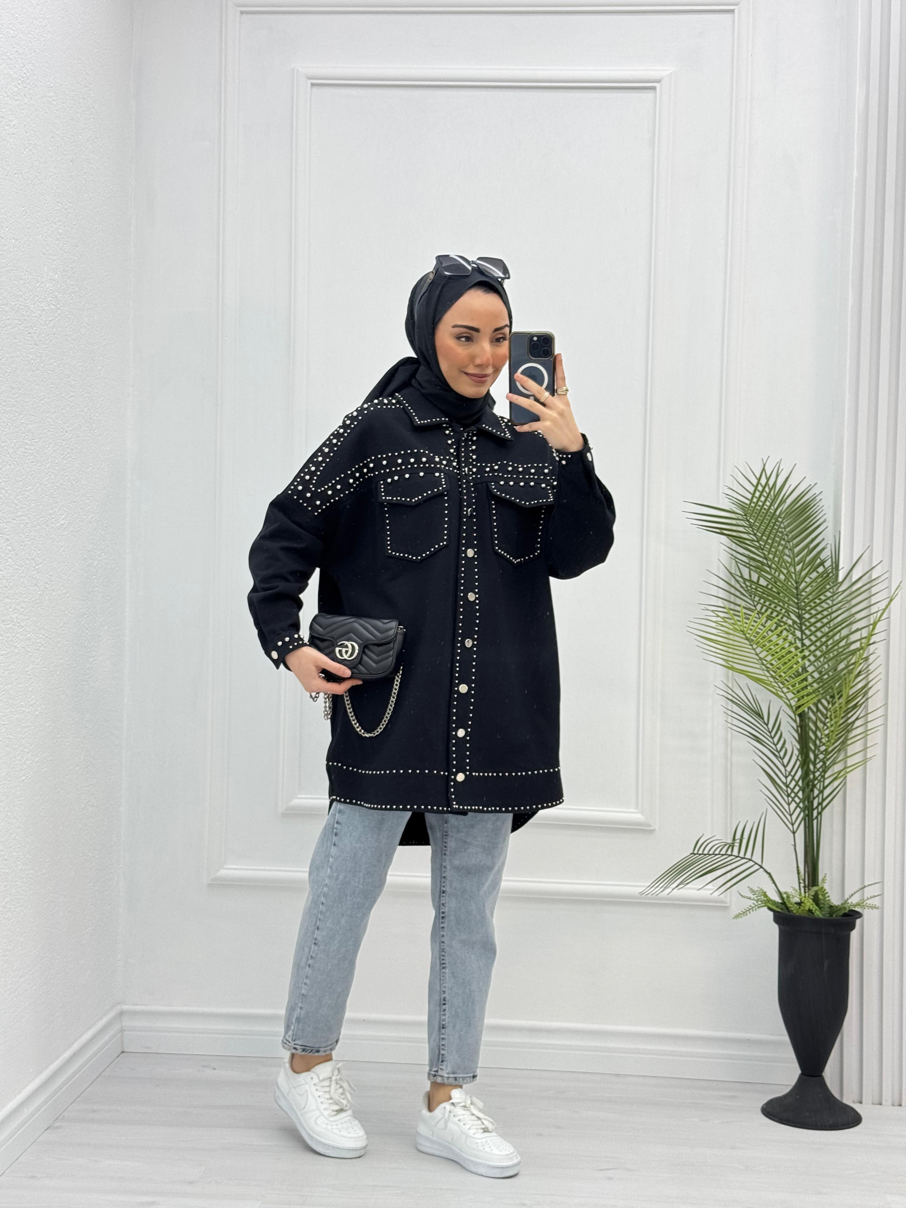 0617-Ladin Ceket-Siyah