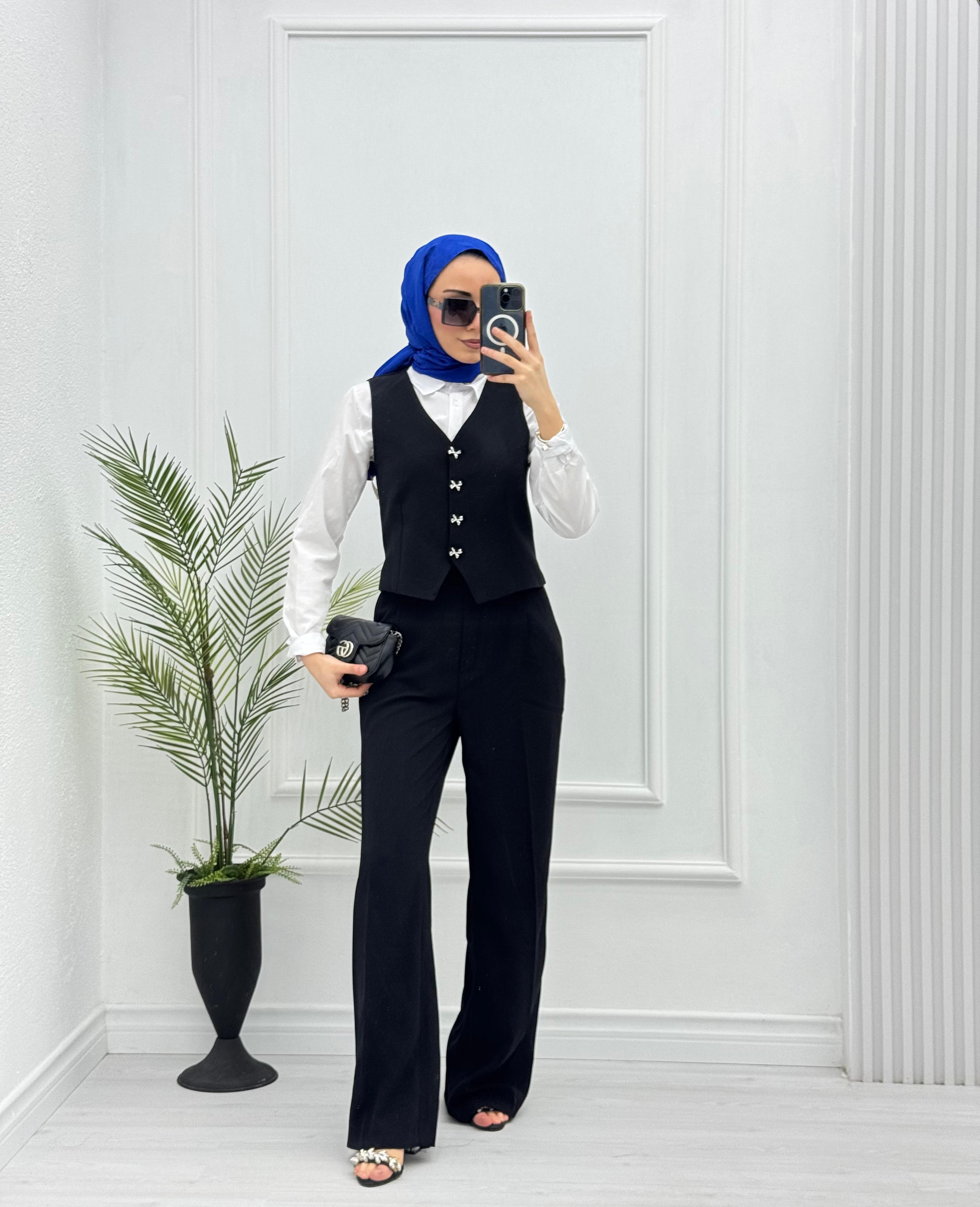 1003-Lina Takım-Siyah