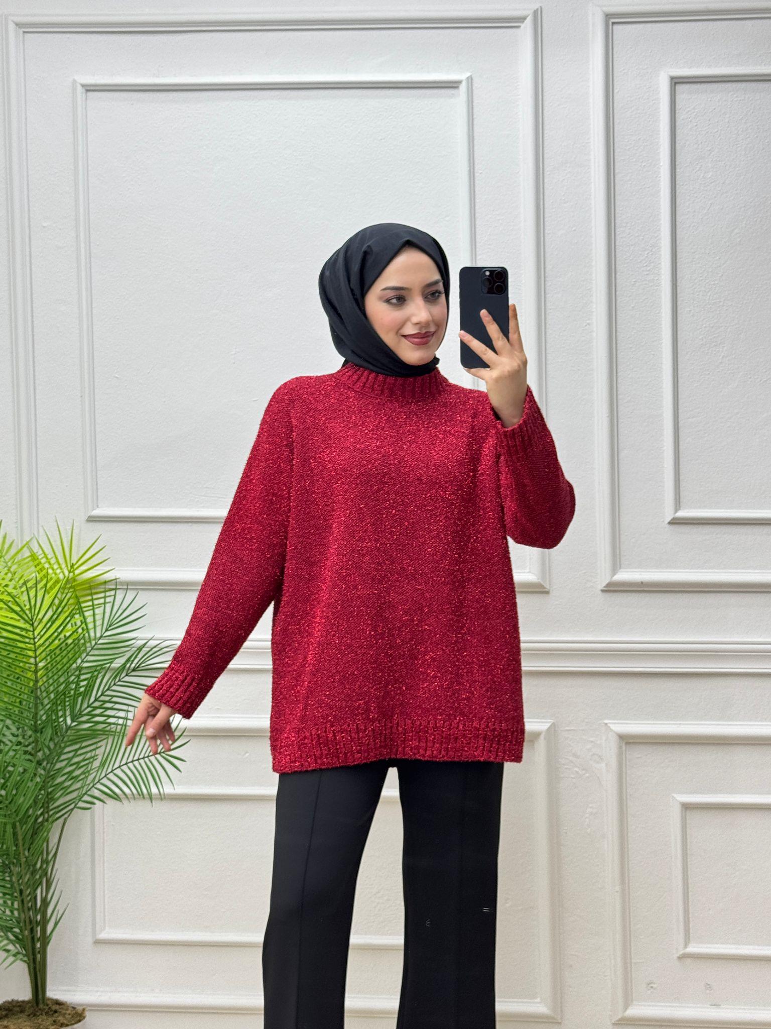 1090-Simli Kazak-Bordo