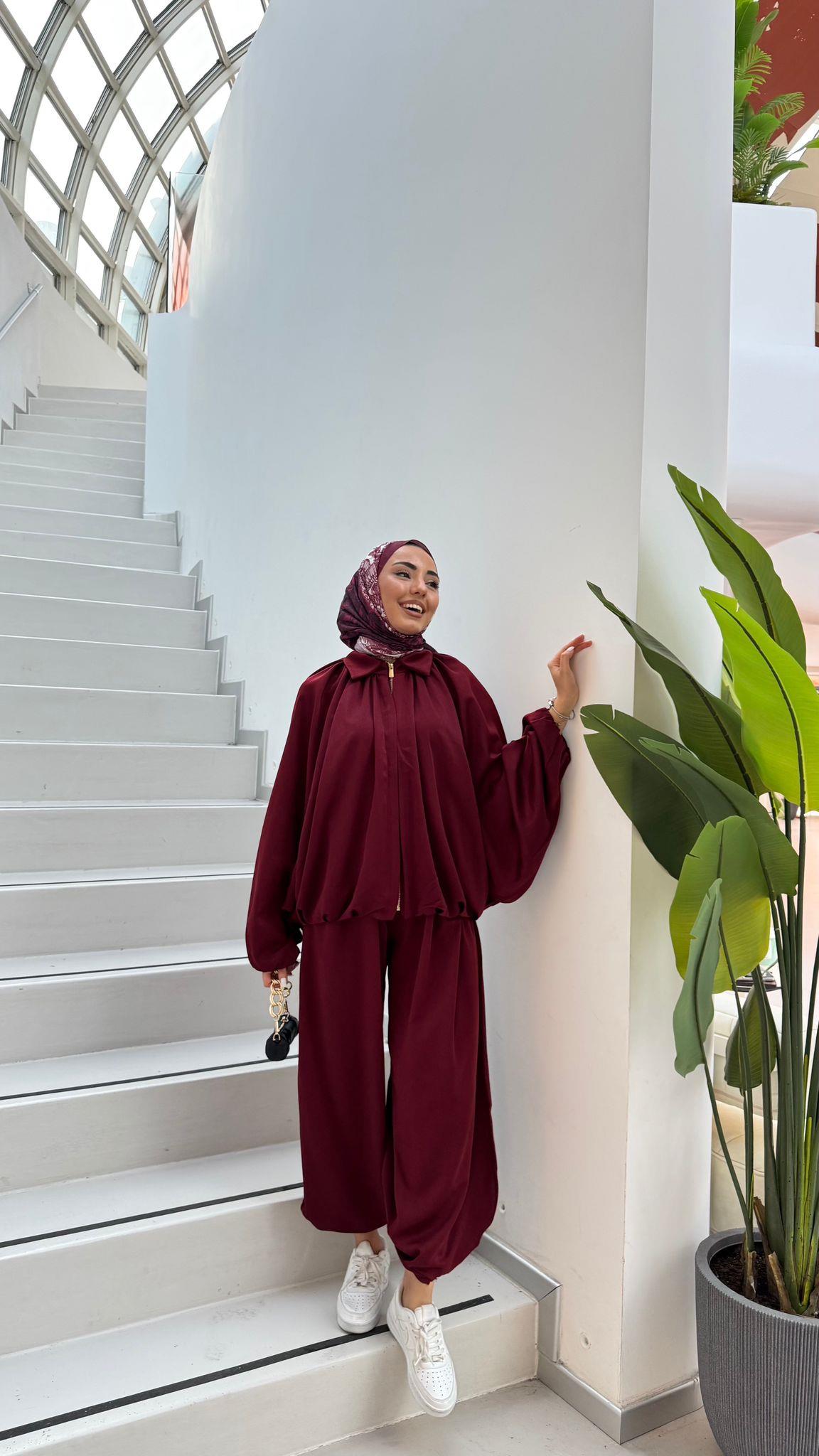 2578-Bamber Takım-Bordo