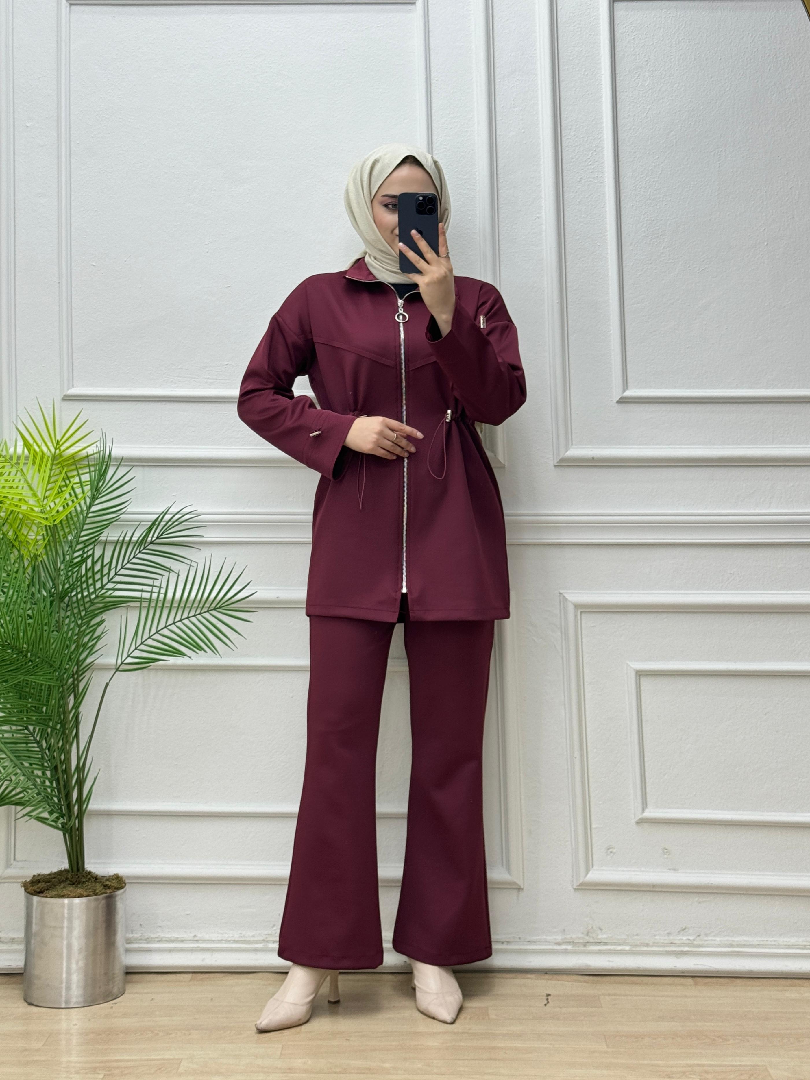 3075-Noi Takım-Bordo