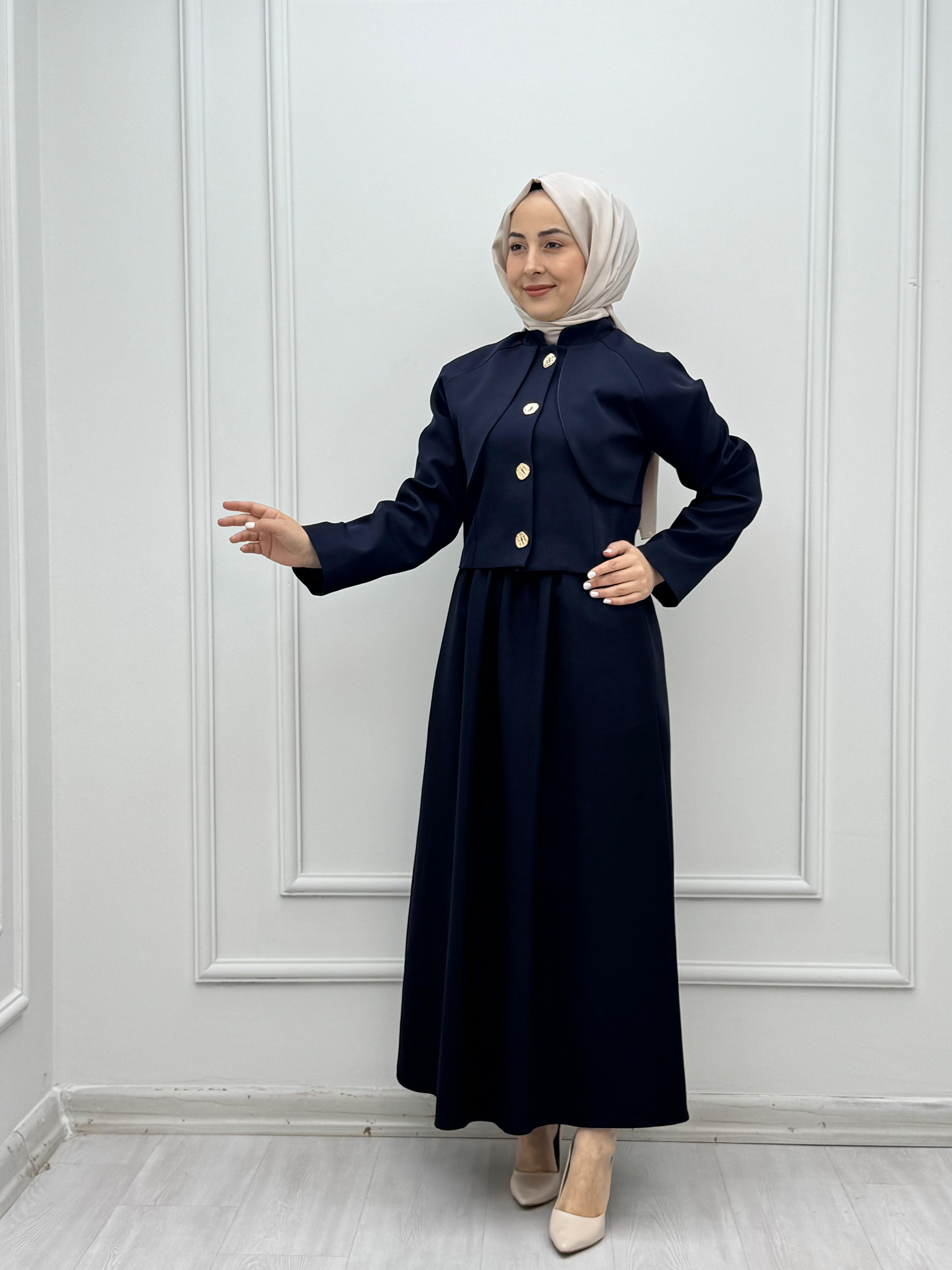 3231-Ladie Takım-Lacivert