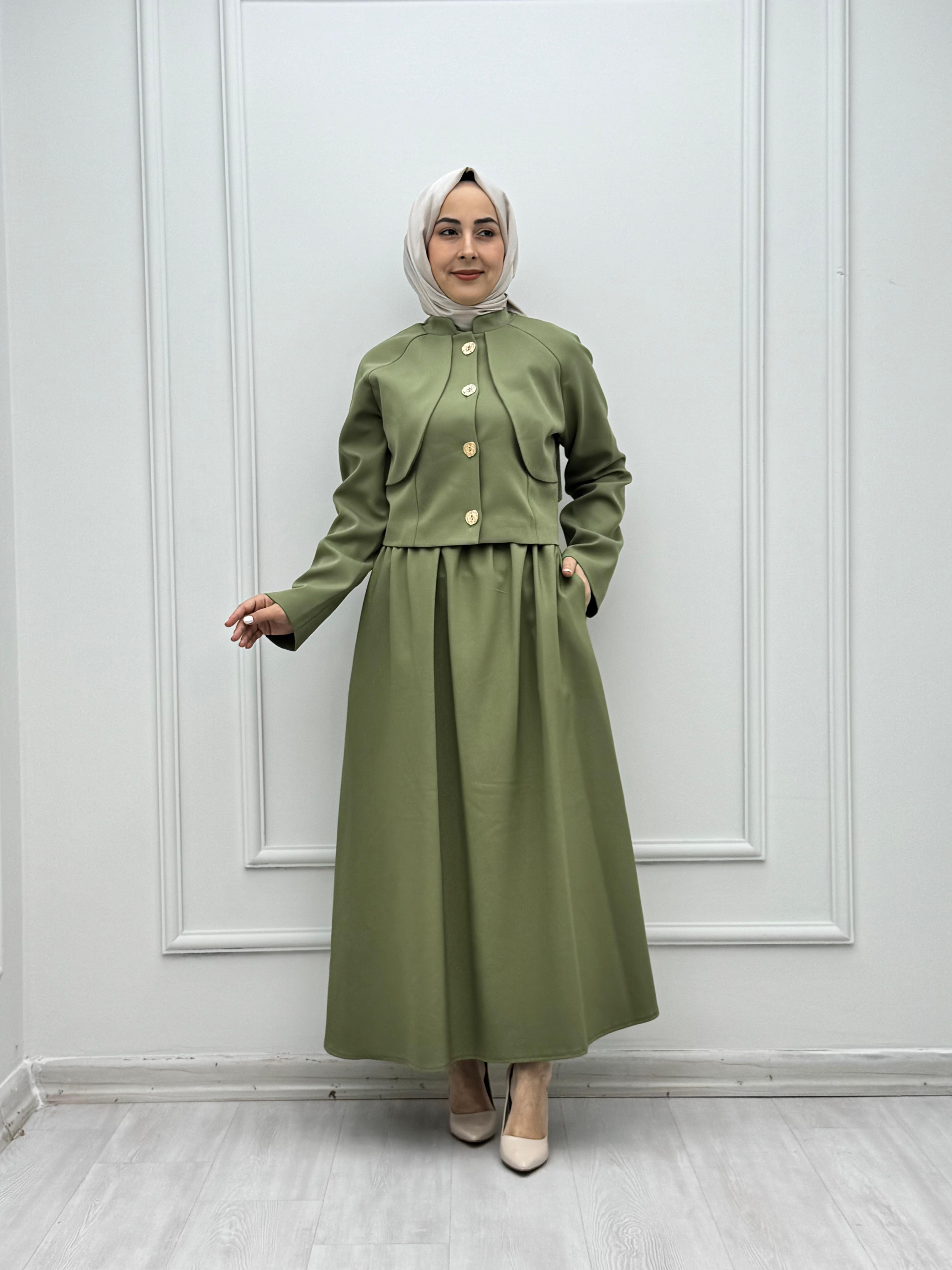 3231-Ladie Takım-Yeşil